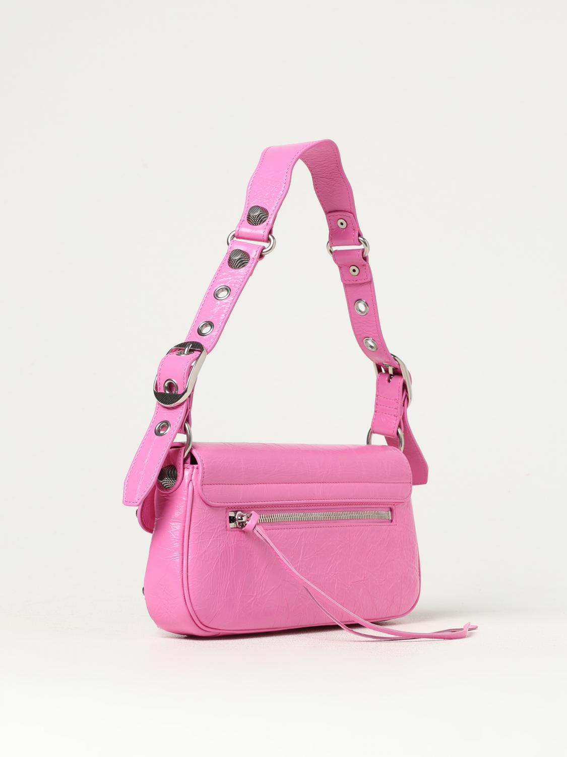 BALENCIAGA BOLSO DE HOMBRO: Bolso de hombro mujer Balenciaga, Rosa - Img 3