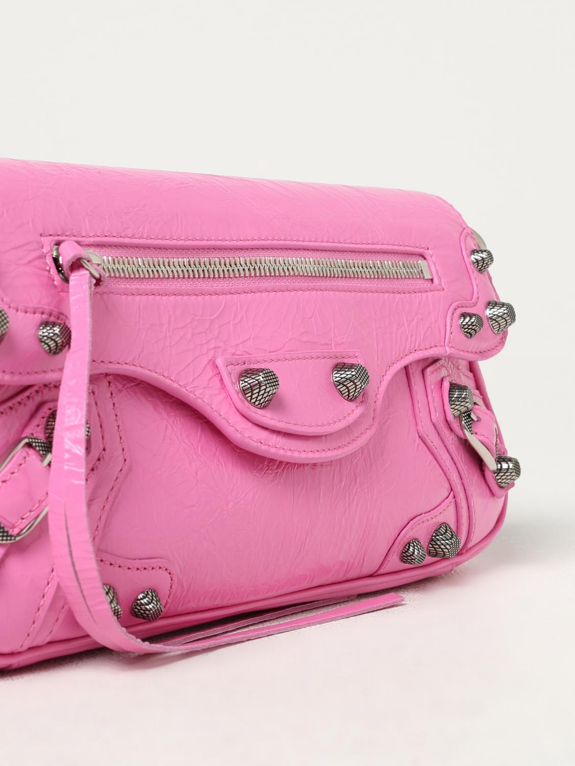 BALENCIAGA SHOULDER BAG: Shoulder bag woman Balenciaga, Pink - Img 4