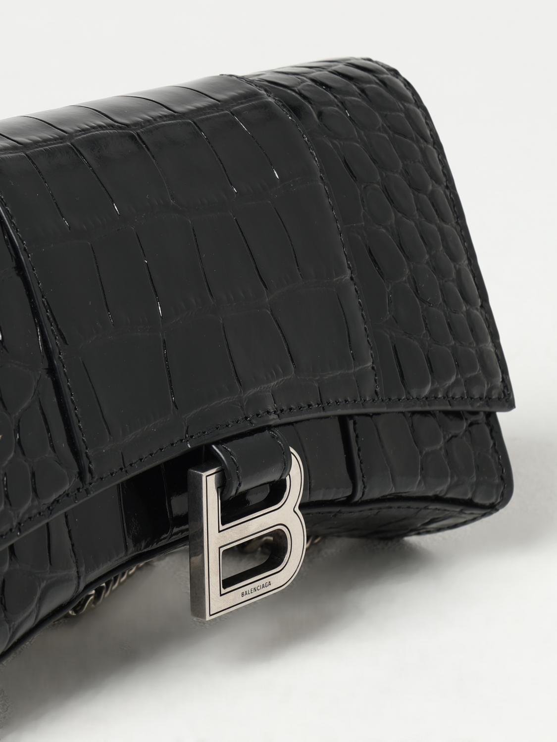 BALENCIAGA MINI BAG: Shoulder bag woman Balenciaga, Black - Img 4