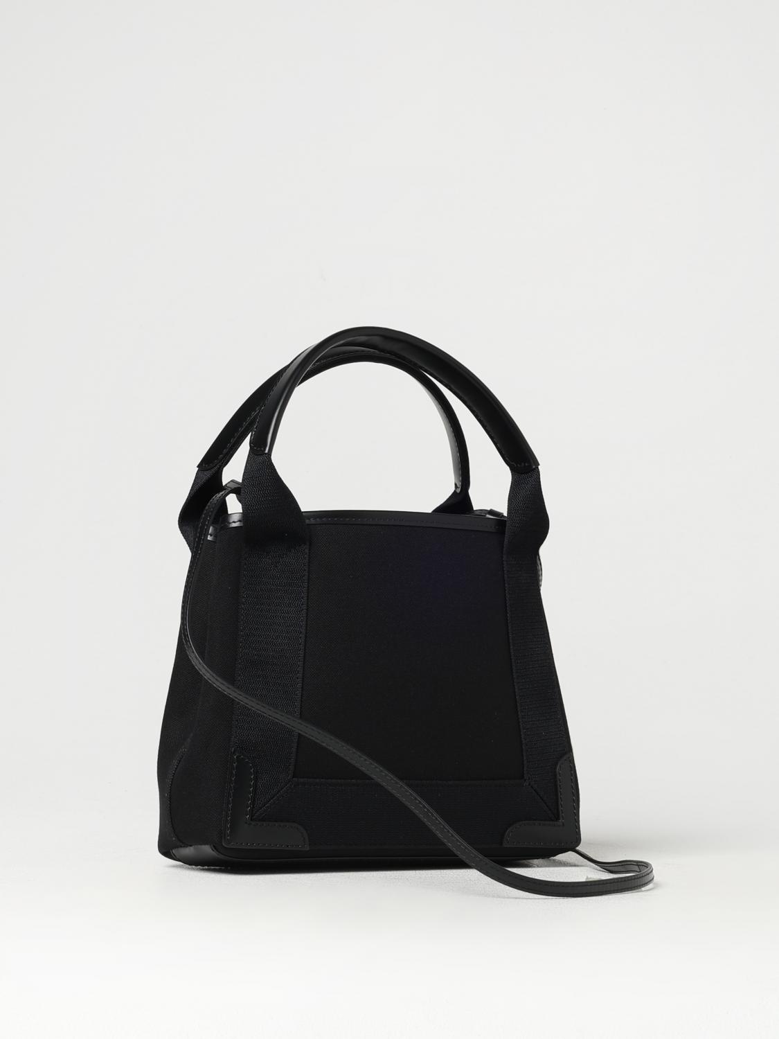 BALENCIAGA BORSA A MANO: Borsa Cabas Balenciaga in canvas di cotone organico , Nero - Img 3