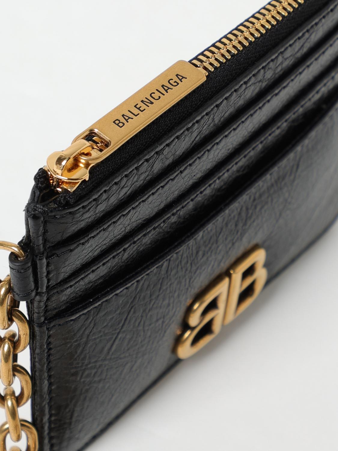 BALENCIAGA WALLET: Shoulder bag woman Balenciaga, Black - Img 3