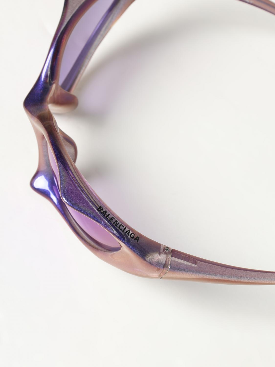 BALENCIAGA SUNGLASSES: Balenciaga men's sunglasses, Lilac - Img 5