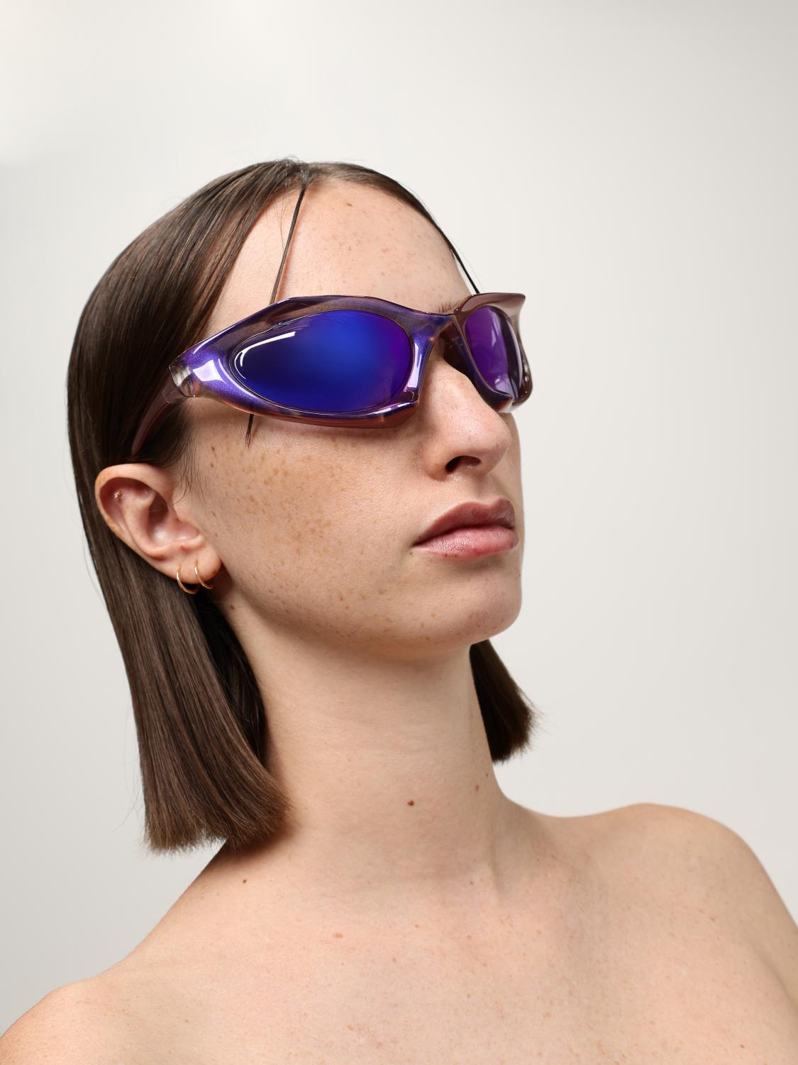 BALENCIAGA SUNGLASSES: Balenciaga men's sunglasses, Lilac - Img 6