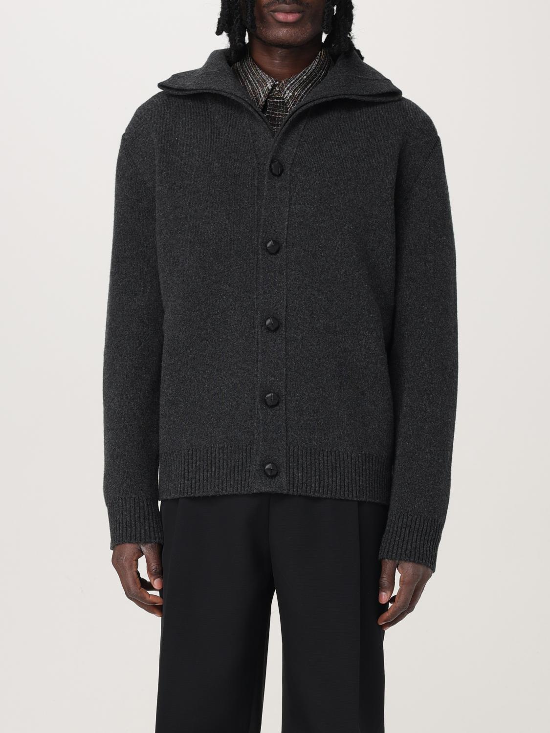 BOTTEGA VENETA SWEATER: Bottega Veneta men's cardigan, Grey - Img 1