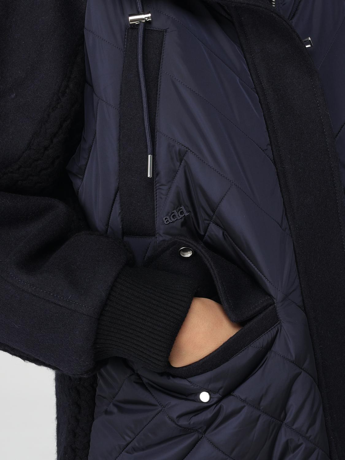 ADD GIACCA: Giubbotto Add in misto lana e nylon , Blue - Img 4