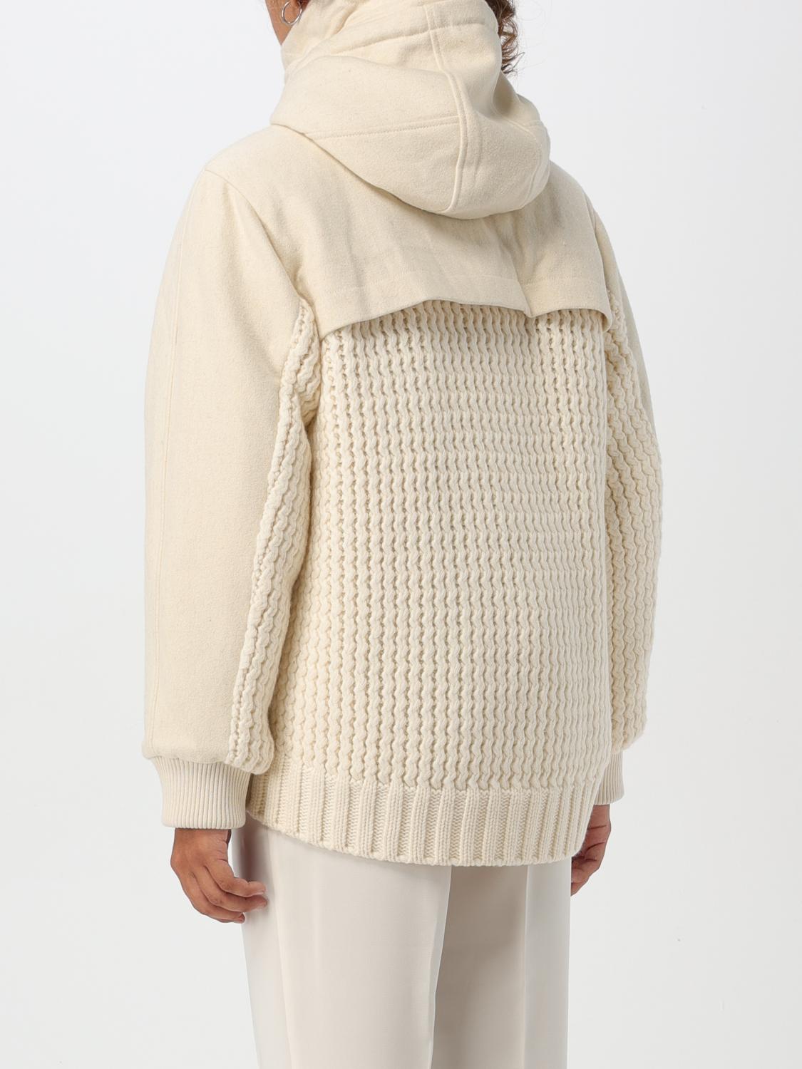 ADD GIACCA: Giubbotto Add in misto lana e nylon , Naturale - Img 2