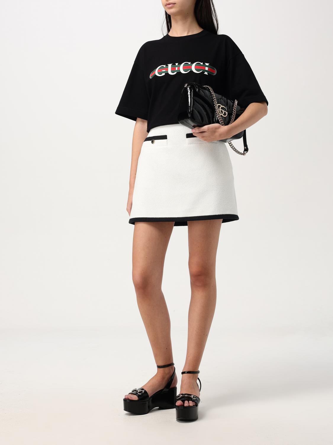 GUCCI T-SHIRT: T-shirt woman Gucci, Black - Img 2