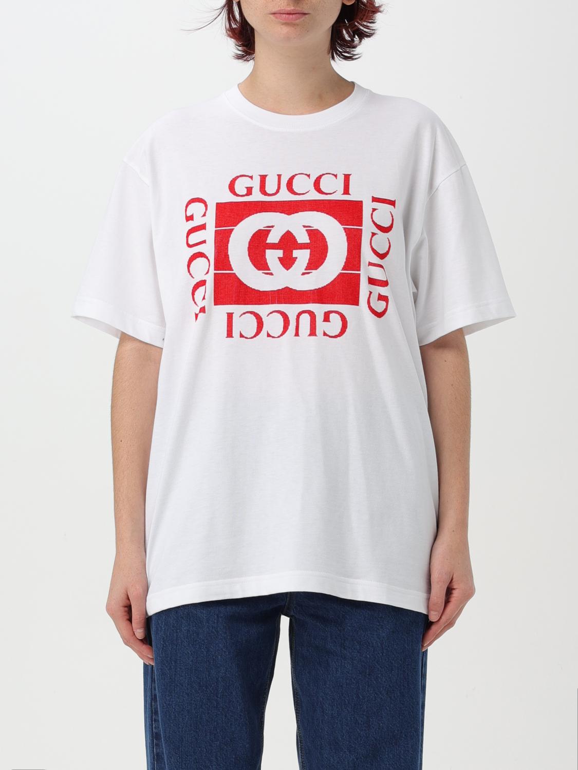 Giglio T-shirt Gucci in cotone con logo