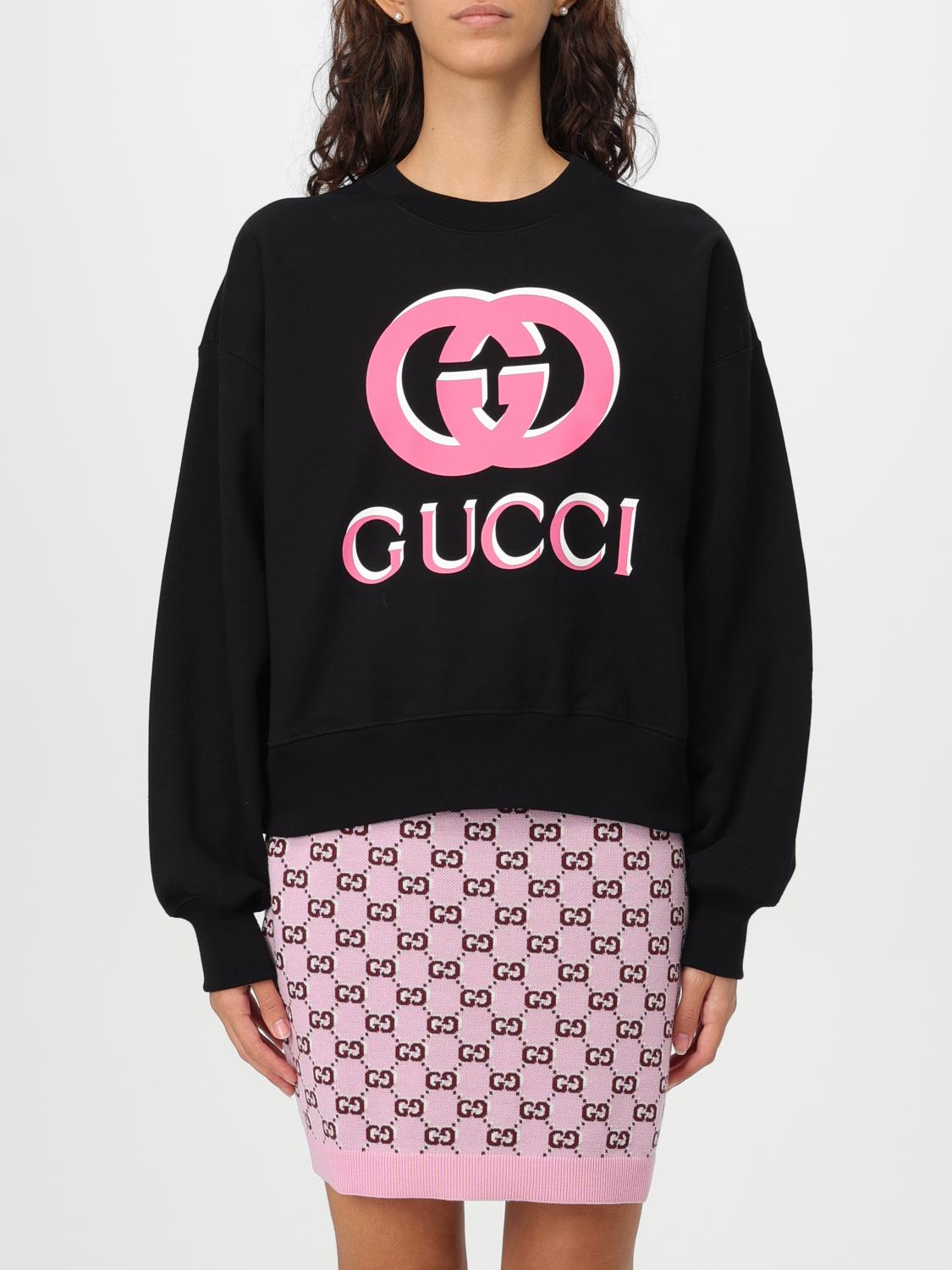 Gucci Sweatshirt woman - Black | 789582XJGSV | GIGLIO.COM