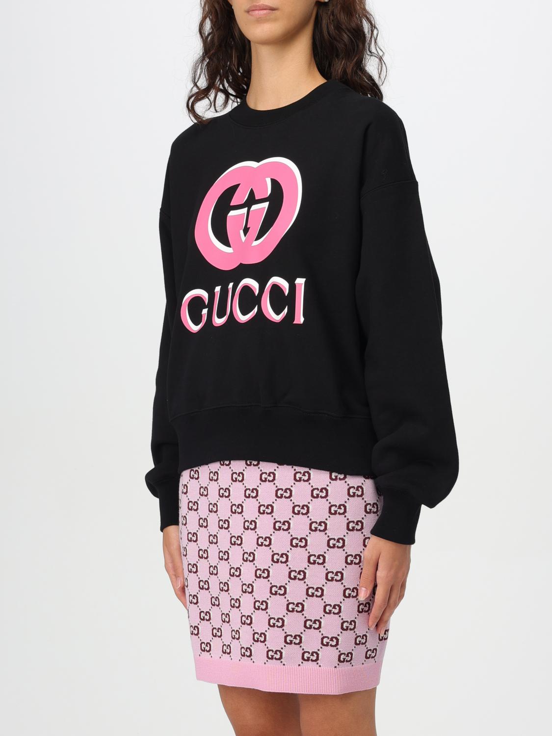 Gucci Sweatshirt woman - Black | 789582XJGSV | GIGLIO.COM