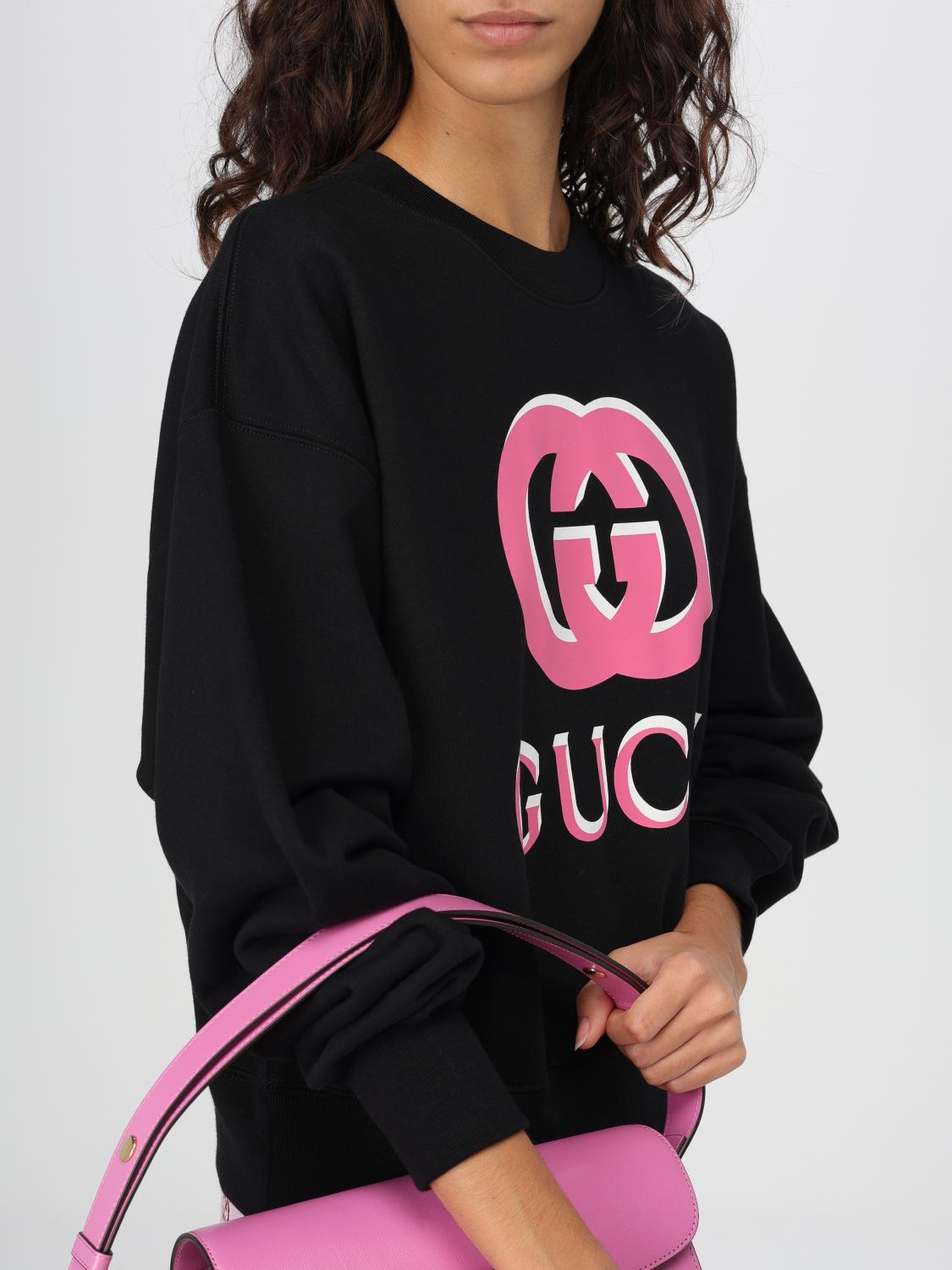 Gucci Sweatshirt woman - Black | 789582XJGSV | GIGLIO.COM