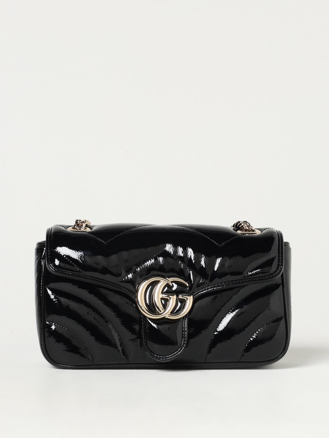 GUCCI SCHULTERTASCHE: Schultertasche damen Gucci, Schwarz - Img 1