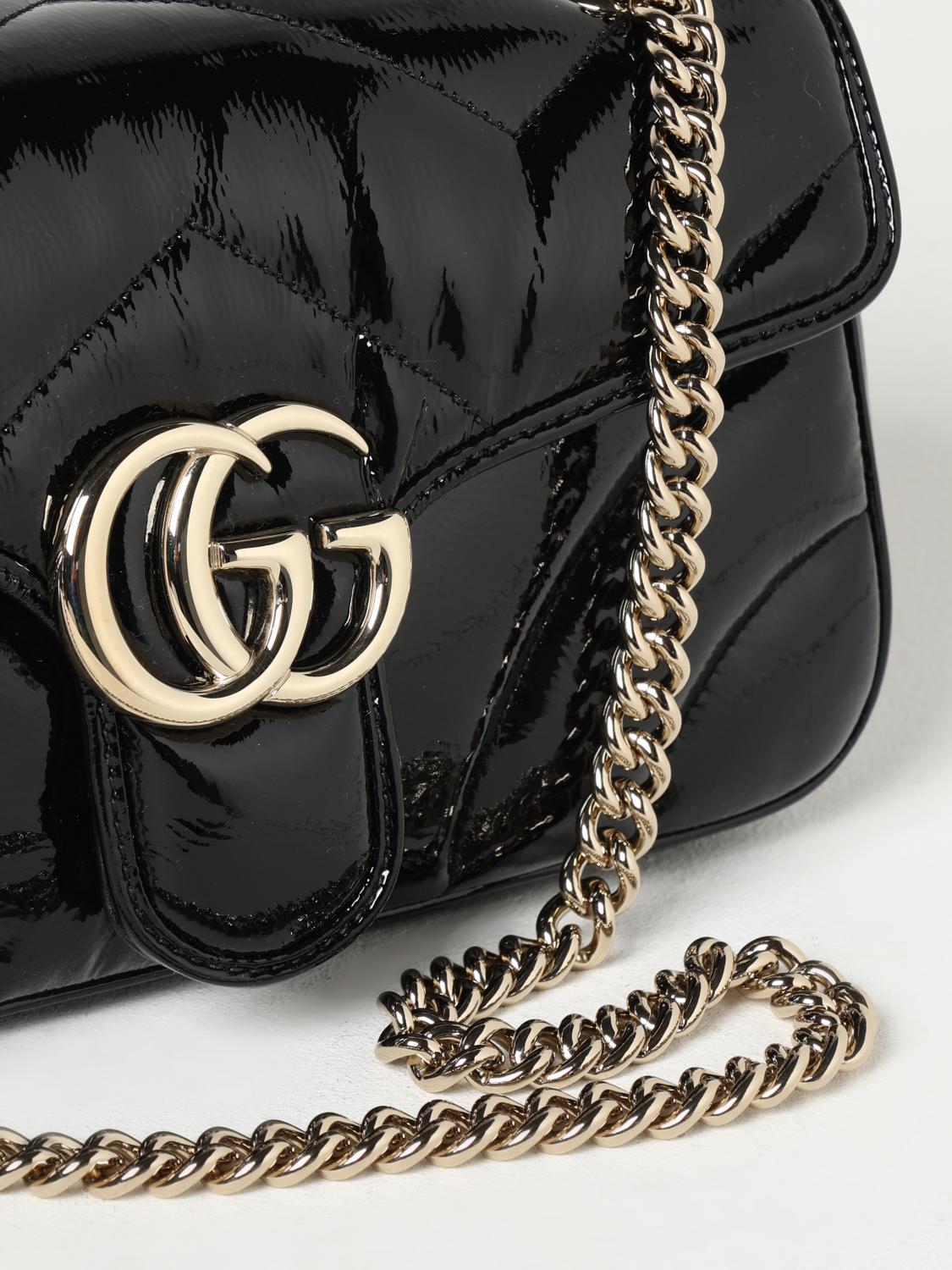 GUCCI BORSA A SPALLA: Borsa a spalla donna Gucci, Nero - Img 4