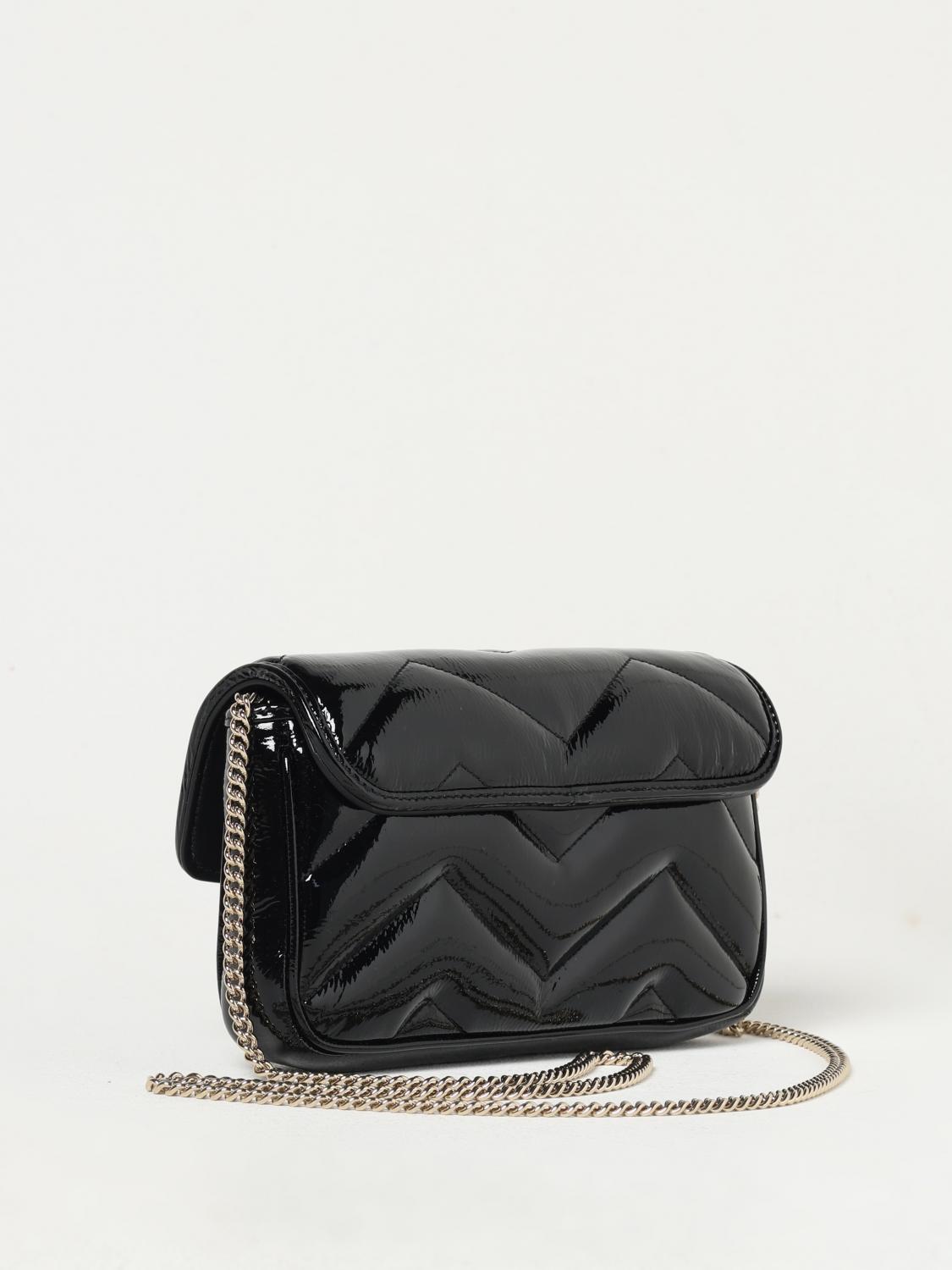 GUCCI MINI SAC À MAIN: Sac porté épaule femme Gucci, Noir - Img 3