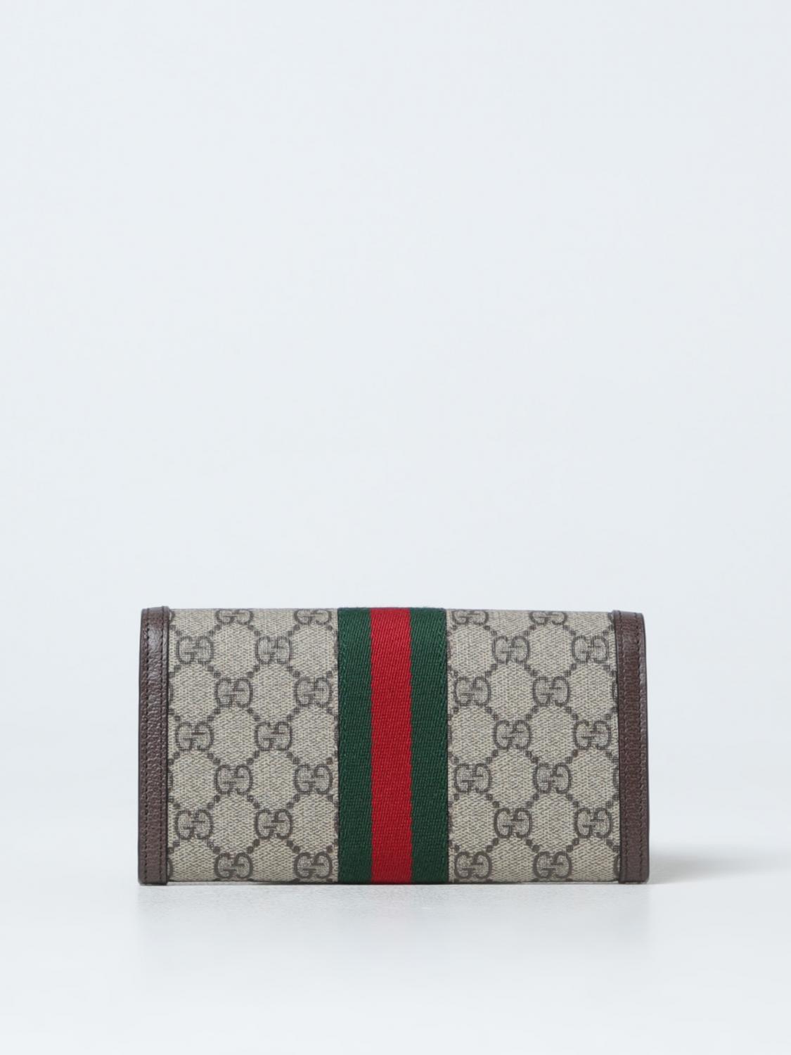 GUCCI PORTEFEUILLE: Portefeuille femme Gucci, Beige - Img 3