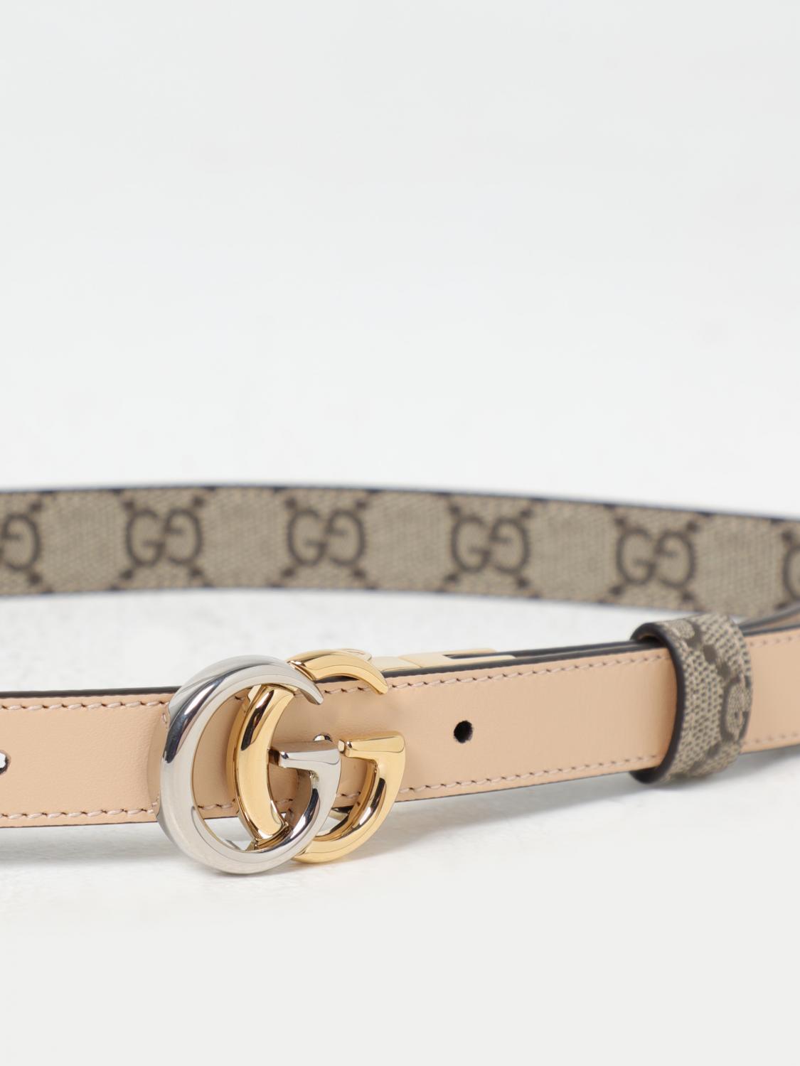 GUCCI Ceinture femme Beige Ceinture Gucci 79580292TIC en ligne sur GIGLIO.COM