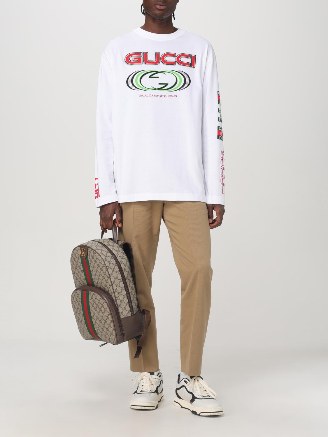 GUCCI ZAINO: 가방 남성 Gucci, 베이지 - Img 2