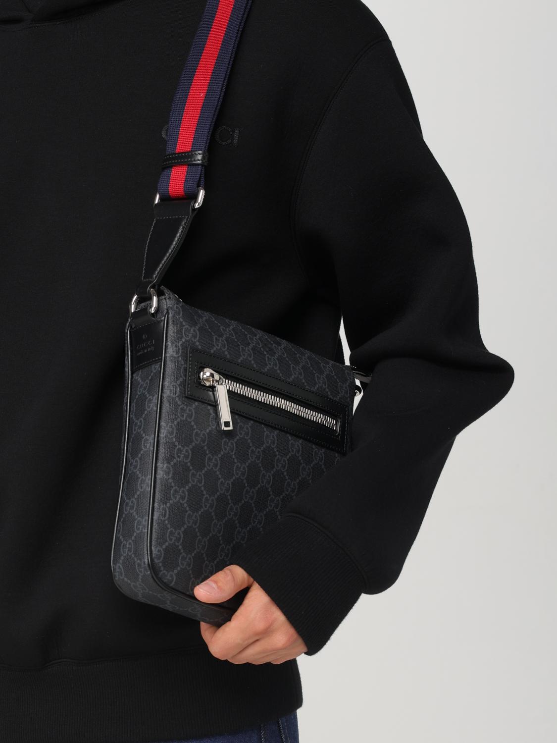 GUCCI SHOULDER BAG: Bags men Gucci, Black - Img 2