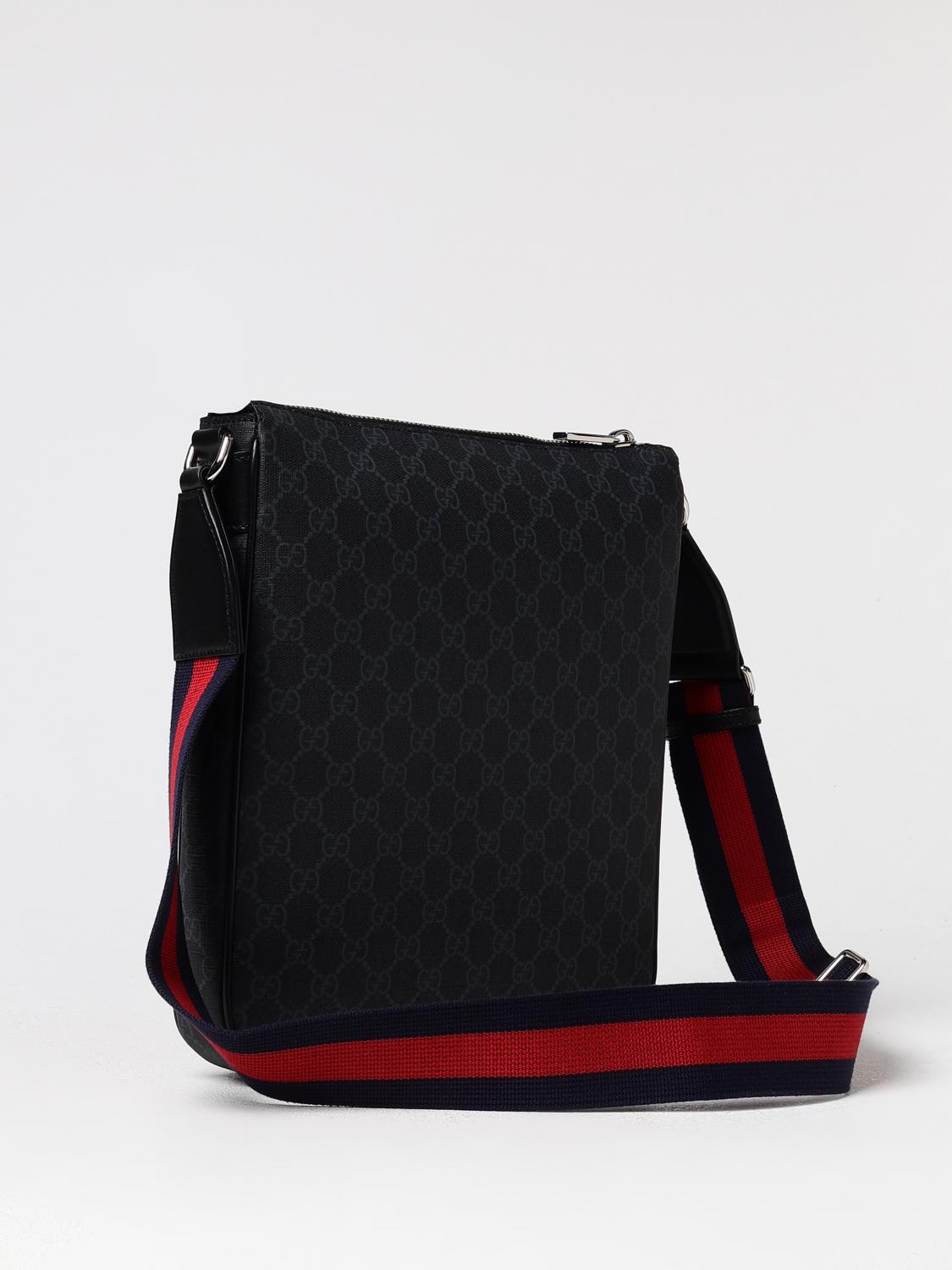 GUCCI SHOULDER BAG: Bags men Gucci, Black - Img 3