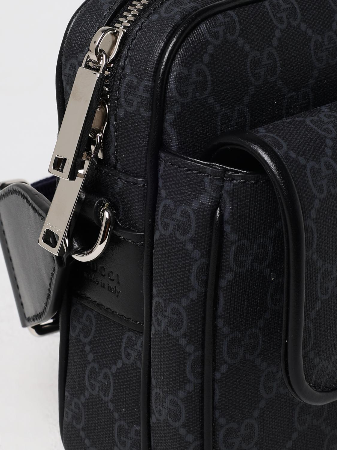 GUCCI BOLSO: Bolso GG de lona GG Supreme Gucci, Negro - Img 4