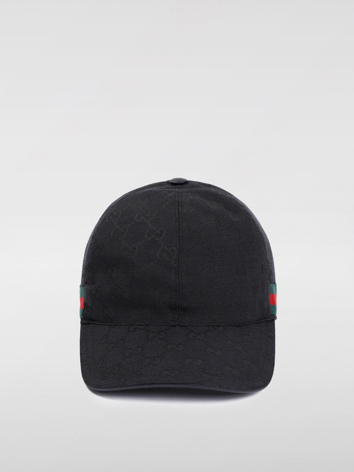 GUCCI HAT: Hat men Gucci, Black - Img 1