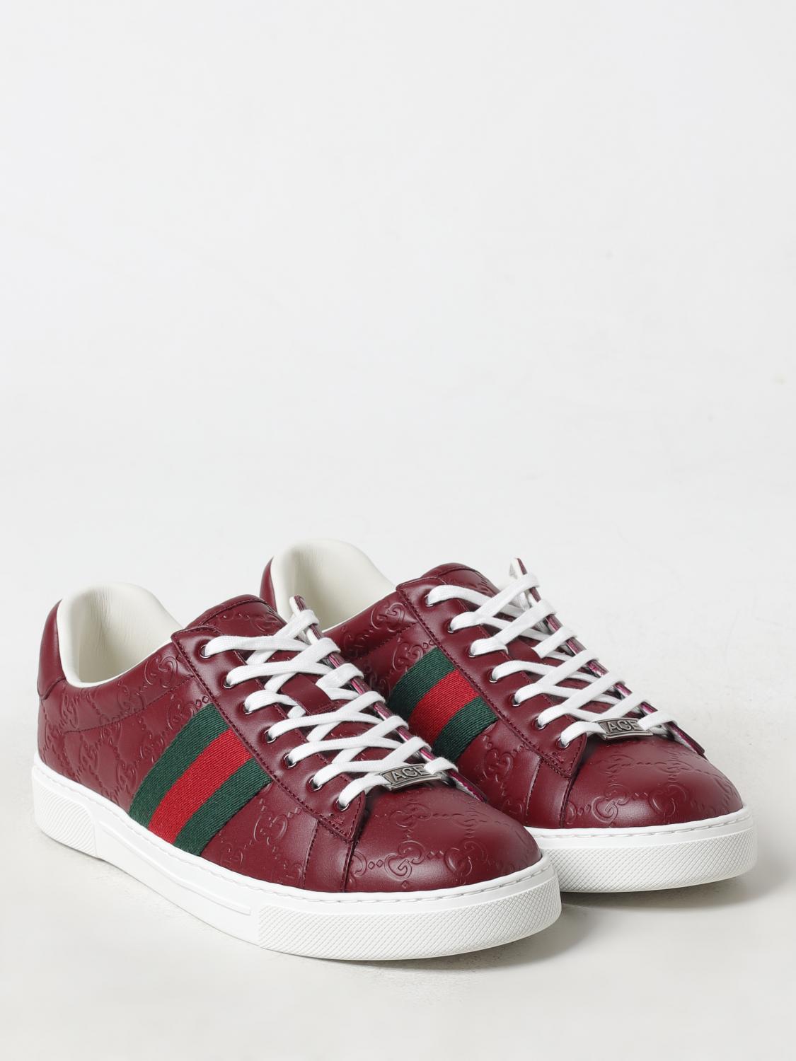 GUCCI SNEAKERS: Sneakers men Gucci, Red - Img 2