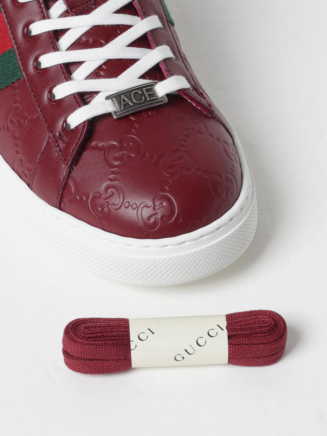 GUCCI Sneakers men Red Gucci sneakers 757892AADSP online at GIGLIO.COM