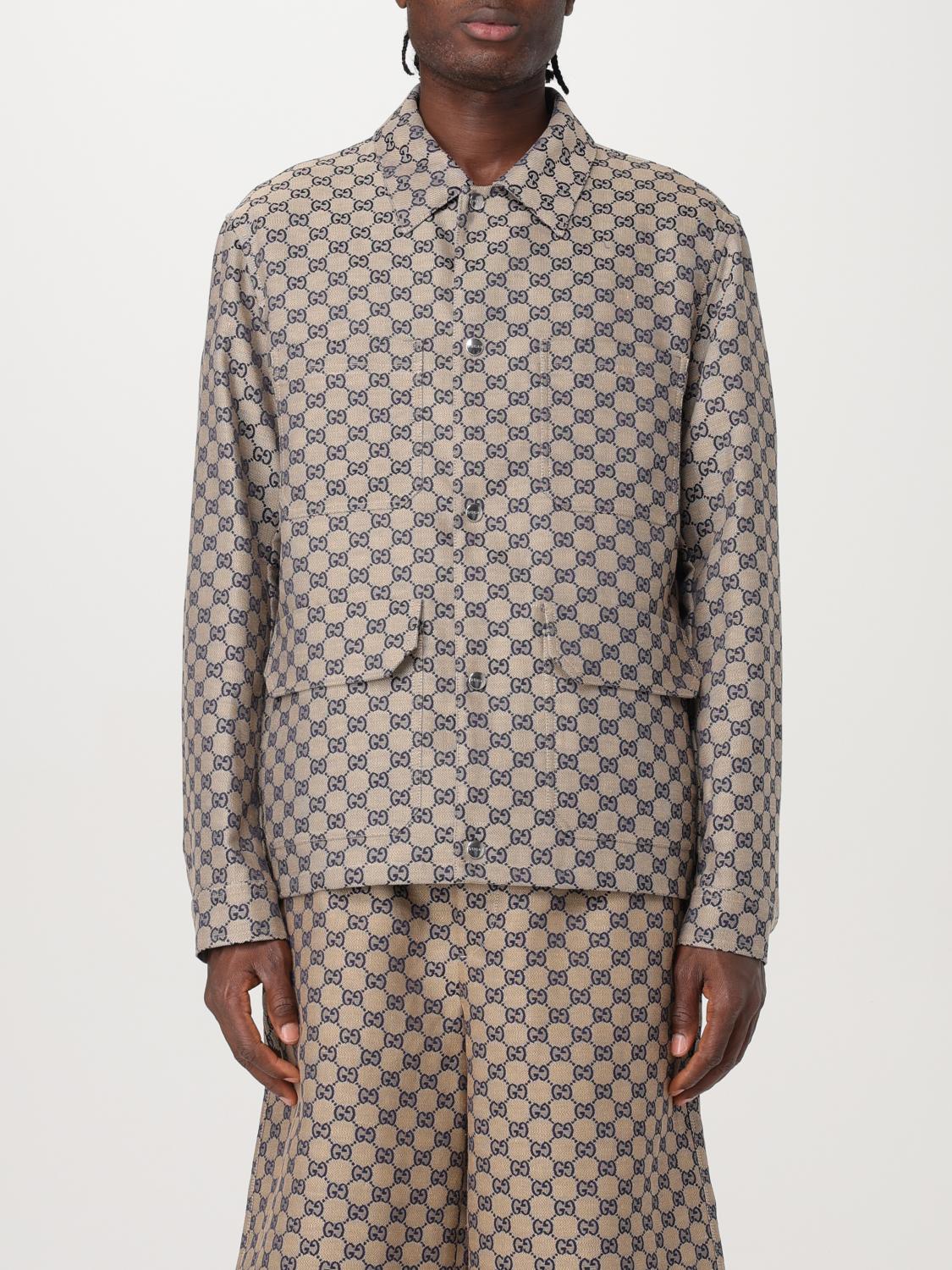 GUCCI JACKET: Jacket men Gucci, Beige - Img 1