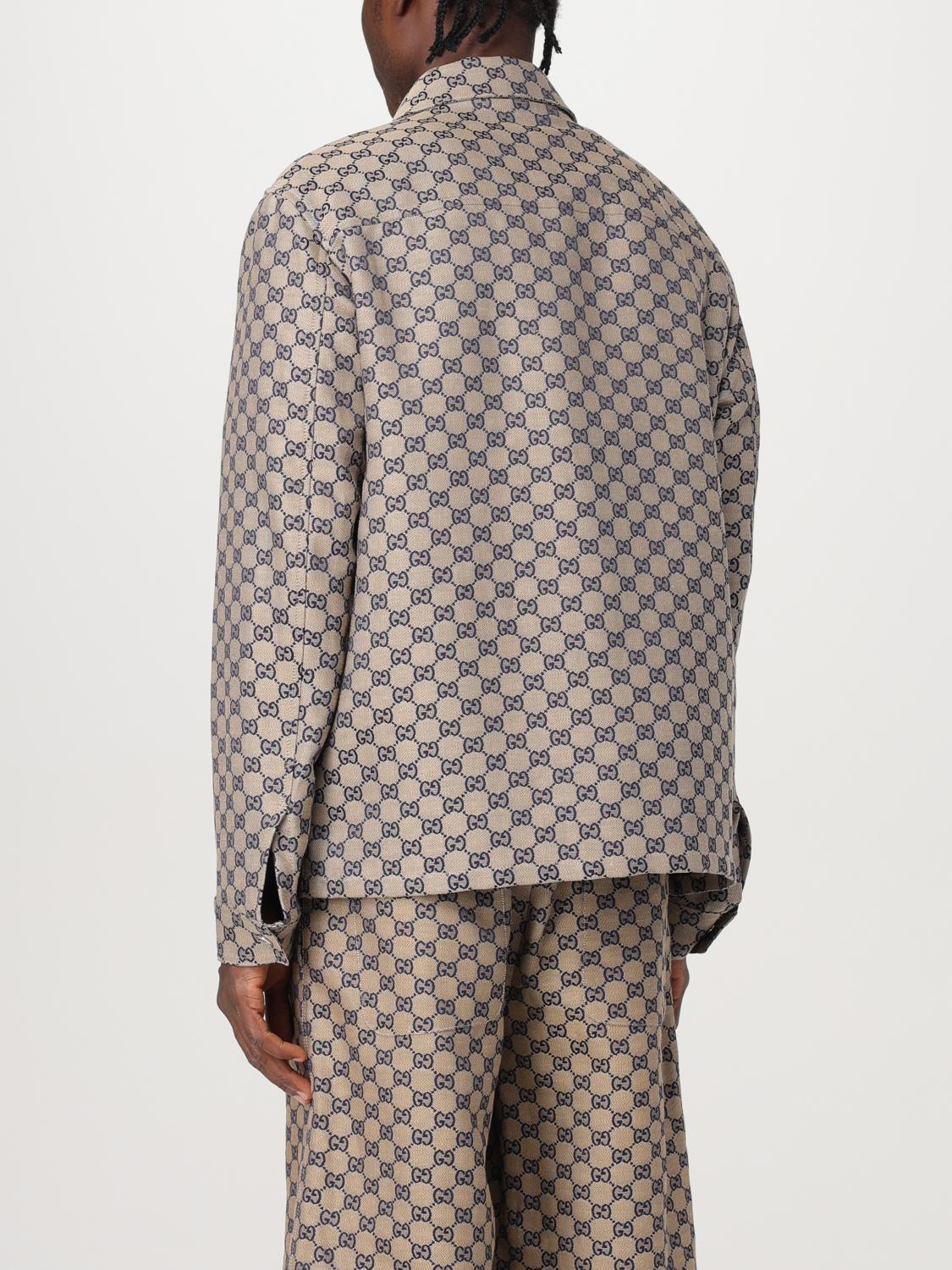 GUCCI JACKET: Jacket men Gucci, Beige - Img 3