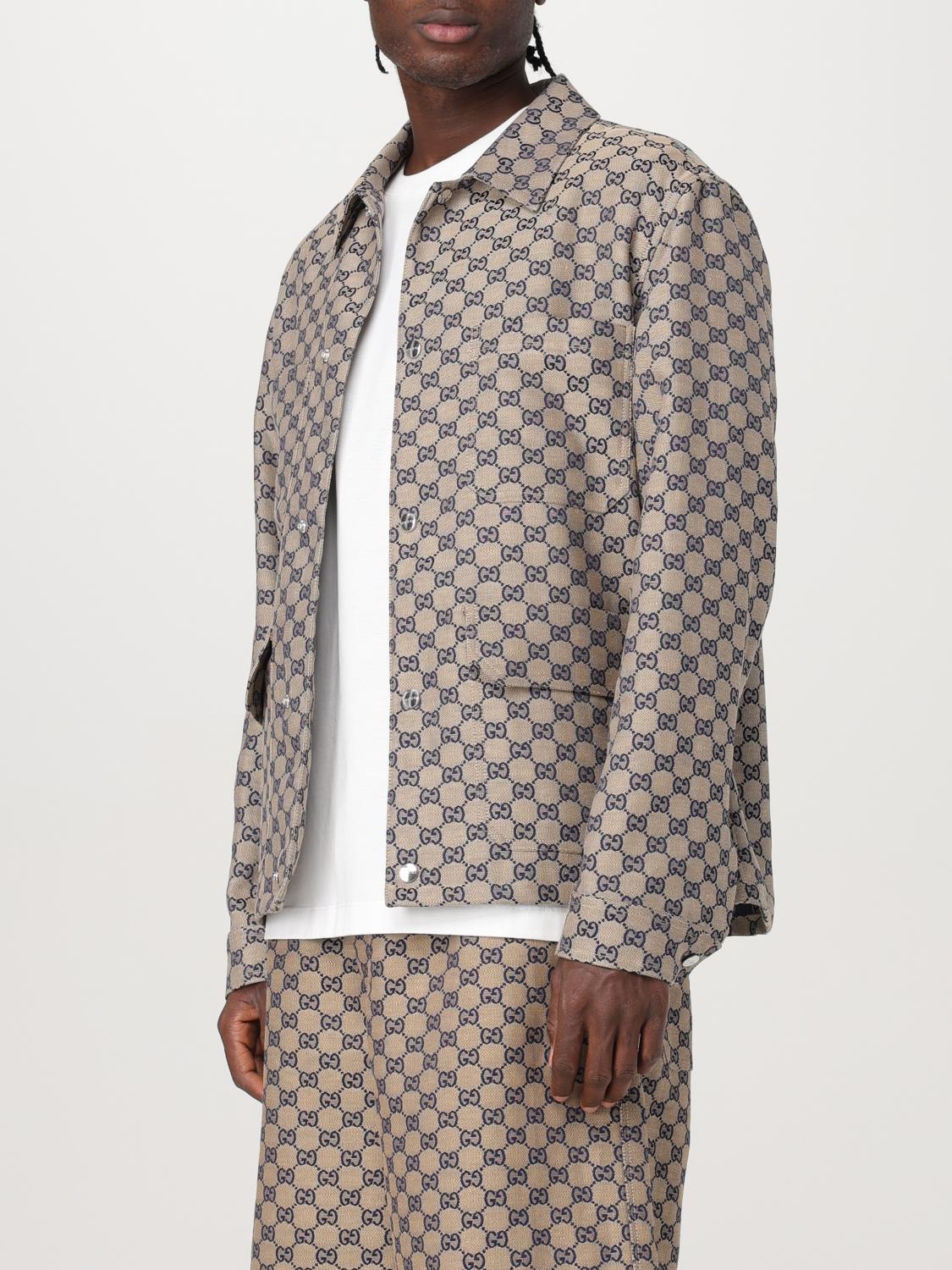 GUCCI JACKET: Jacket men Gucci, Beige - Img 4