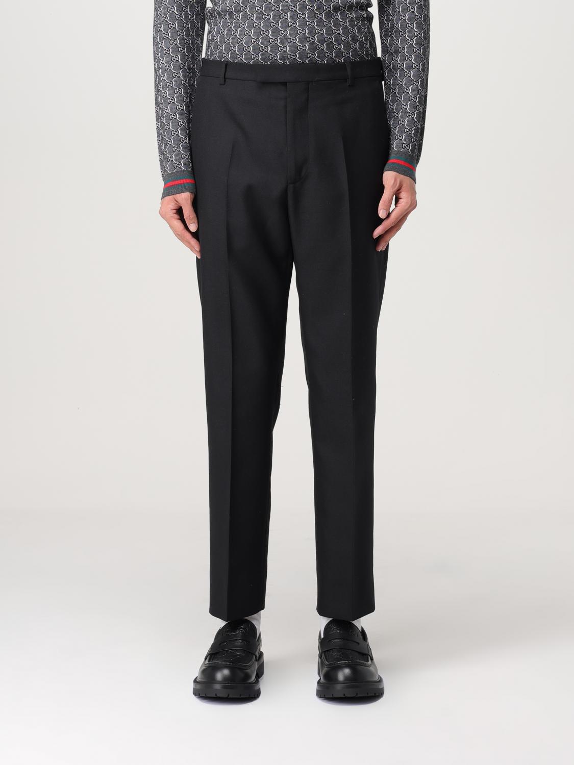Gucci パンツ メンズ - ブラック | 791156ZAMII | GIGLIO.COM