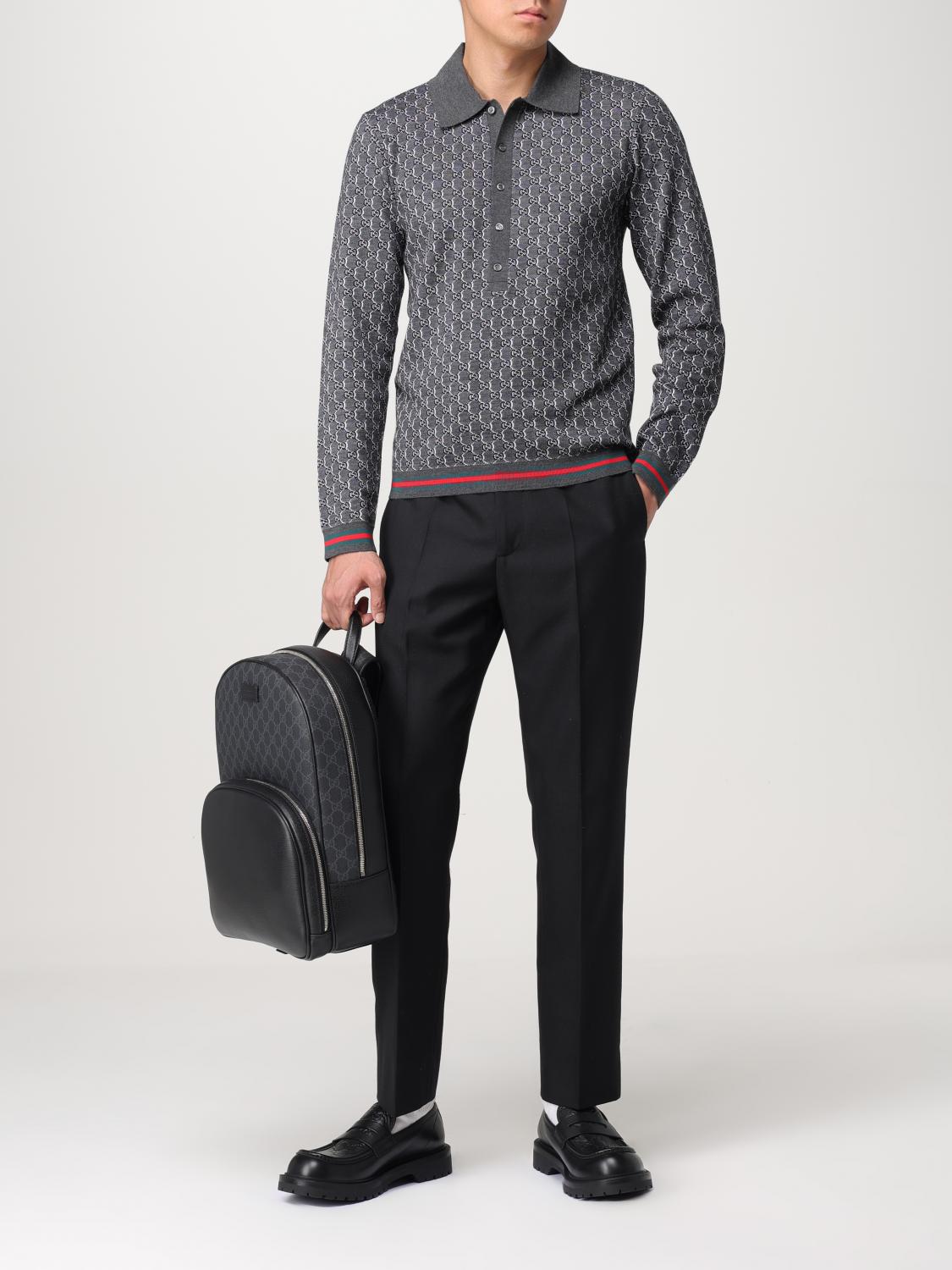 Gucci パンツ メンズ - ブラック | 791156ZAMII | GIGLIO.COM