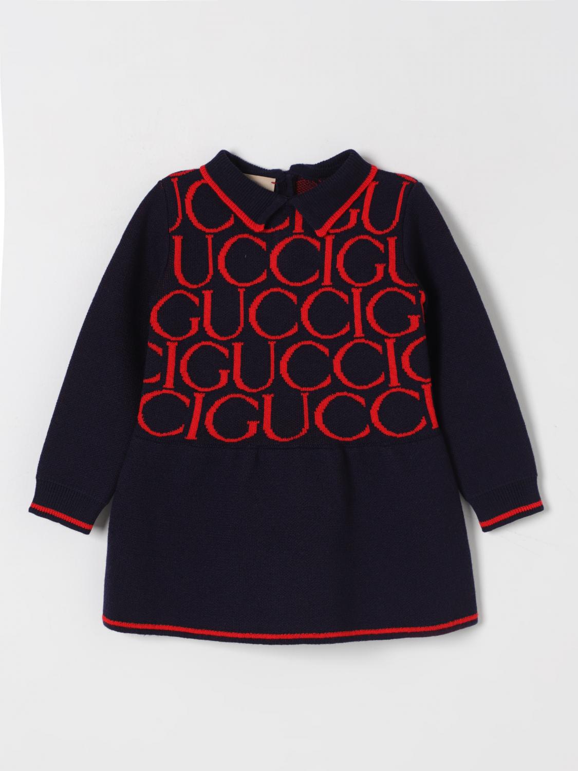 GUCCI ROMPER: Romper kids Gucci, Blue - Img 1