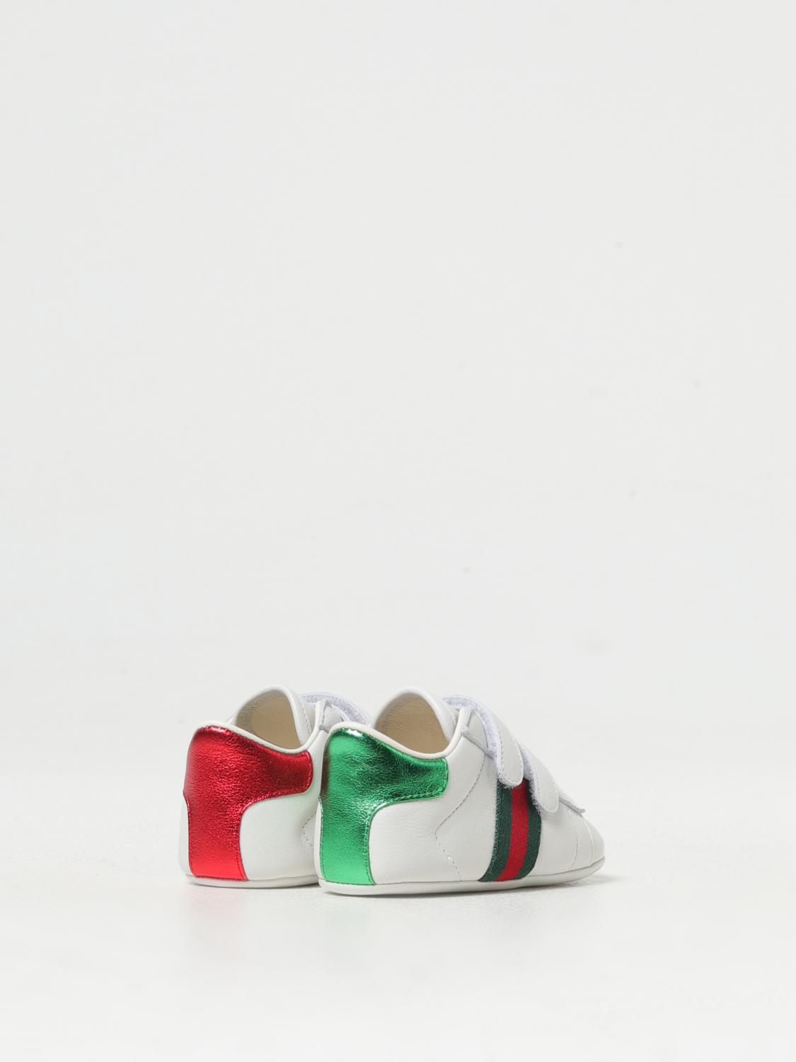 Gucci ボーイズベビースニーカー ボーイ - ホワイト | 500852BKPT0 