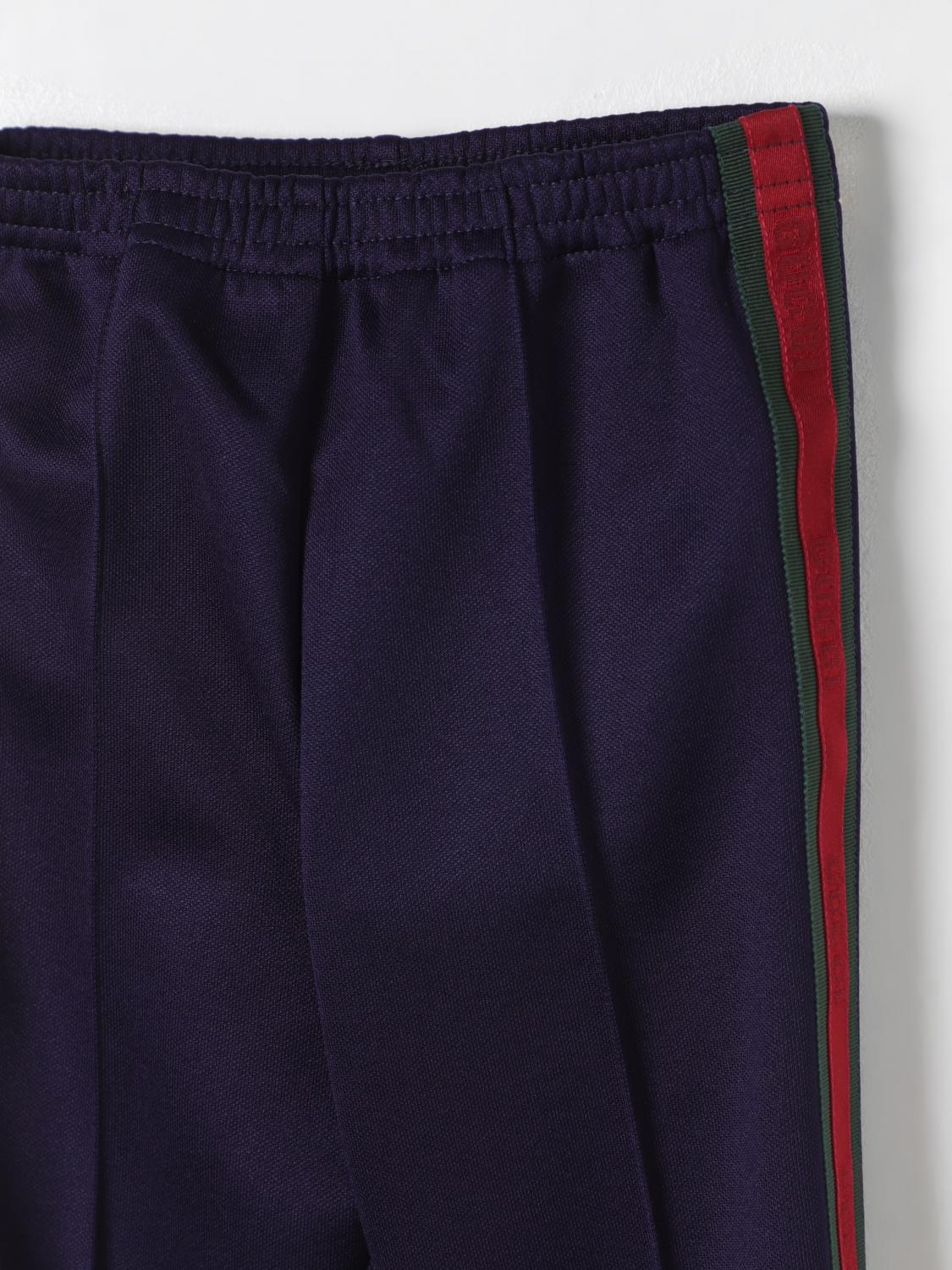 GUCCI PANTS: Pants kids Gucci, Blue - Img 3