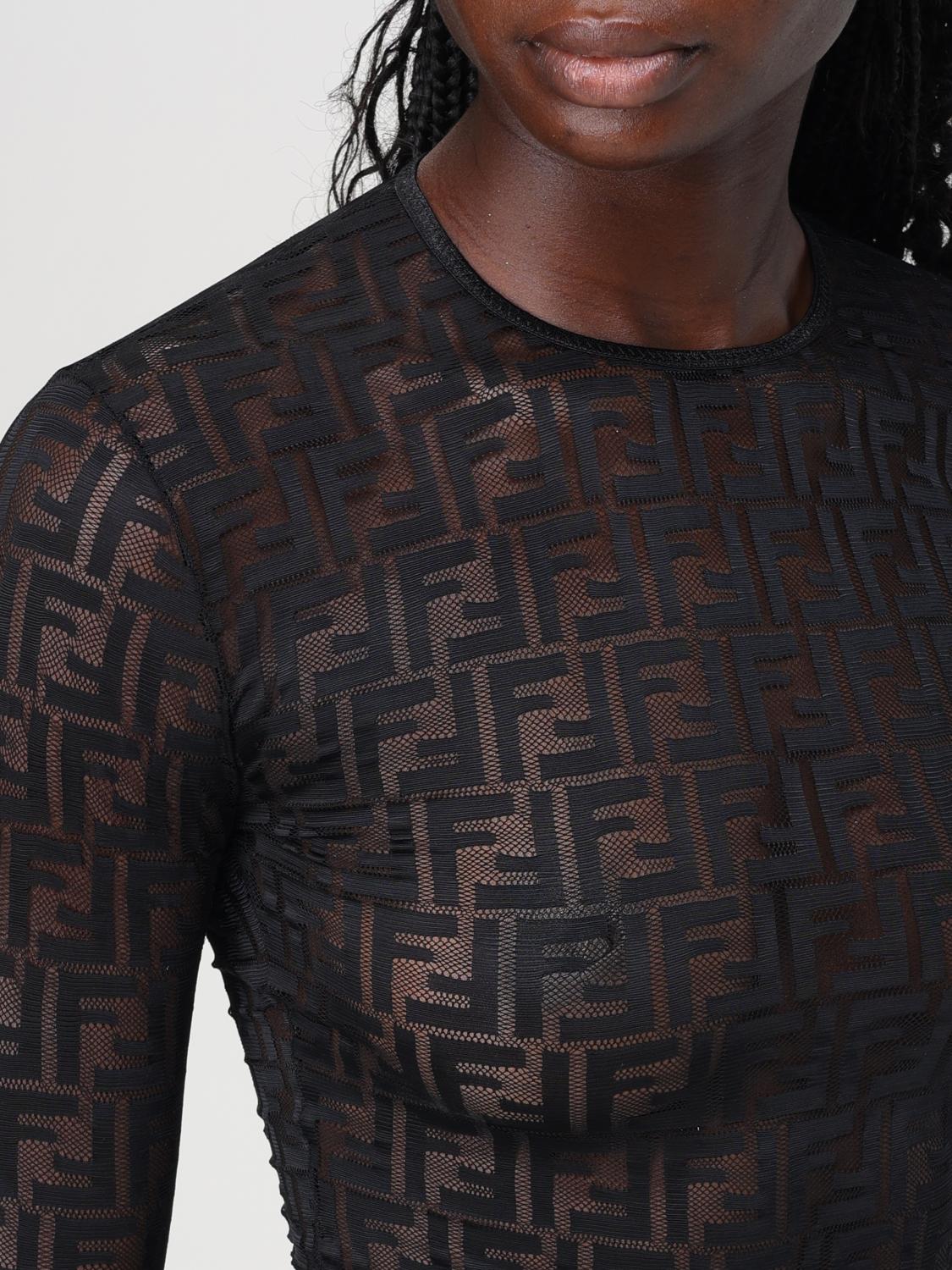 Fendi Top woman - Black | FXF630AJYL | GIGLIO.COM