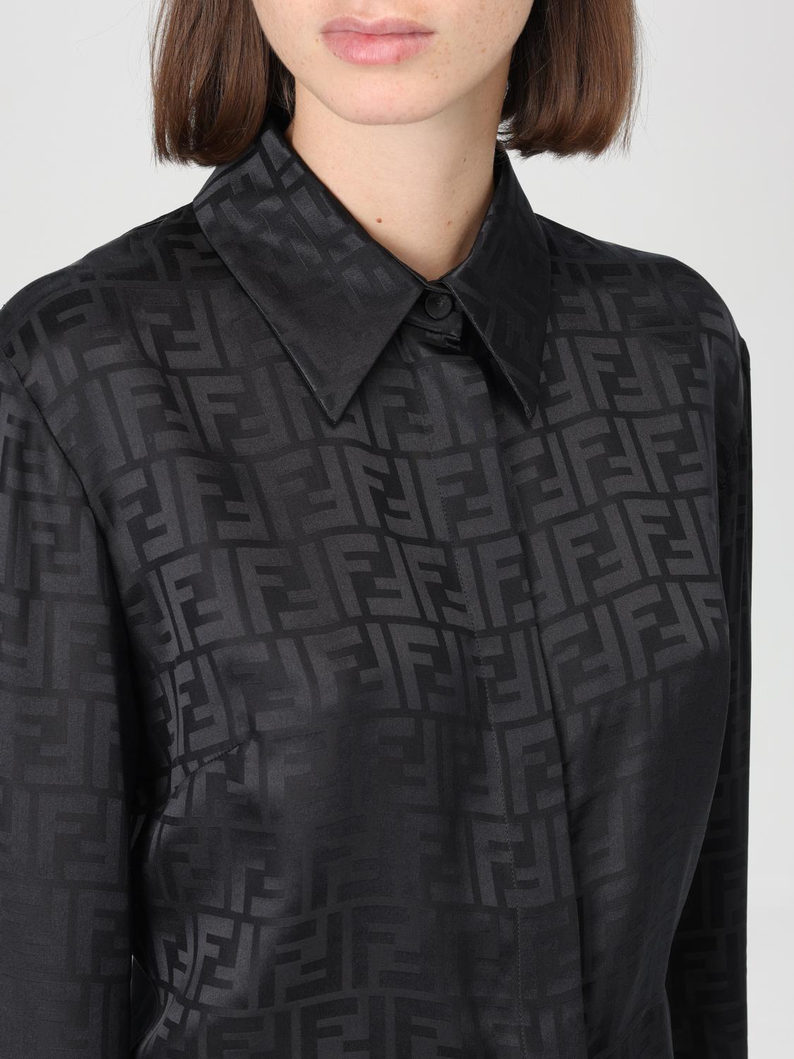 FENDI SHIRT: Shirt woman Fendi, Black - Img 5