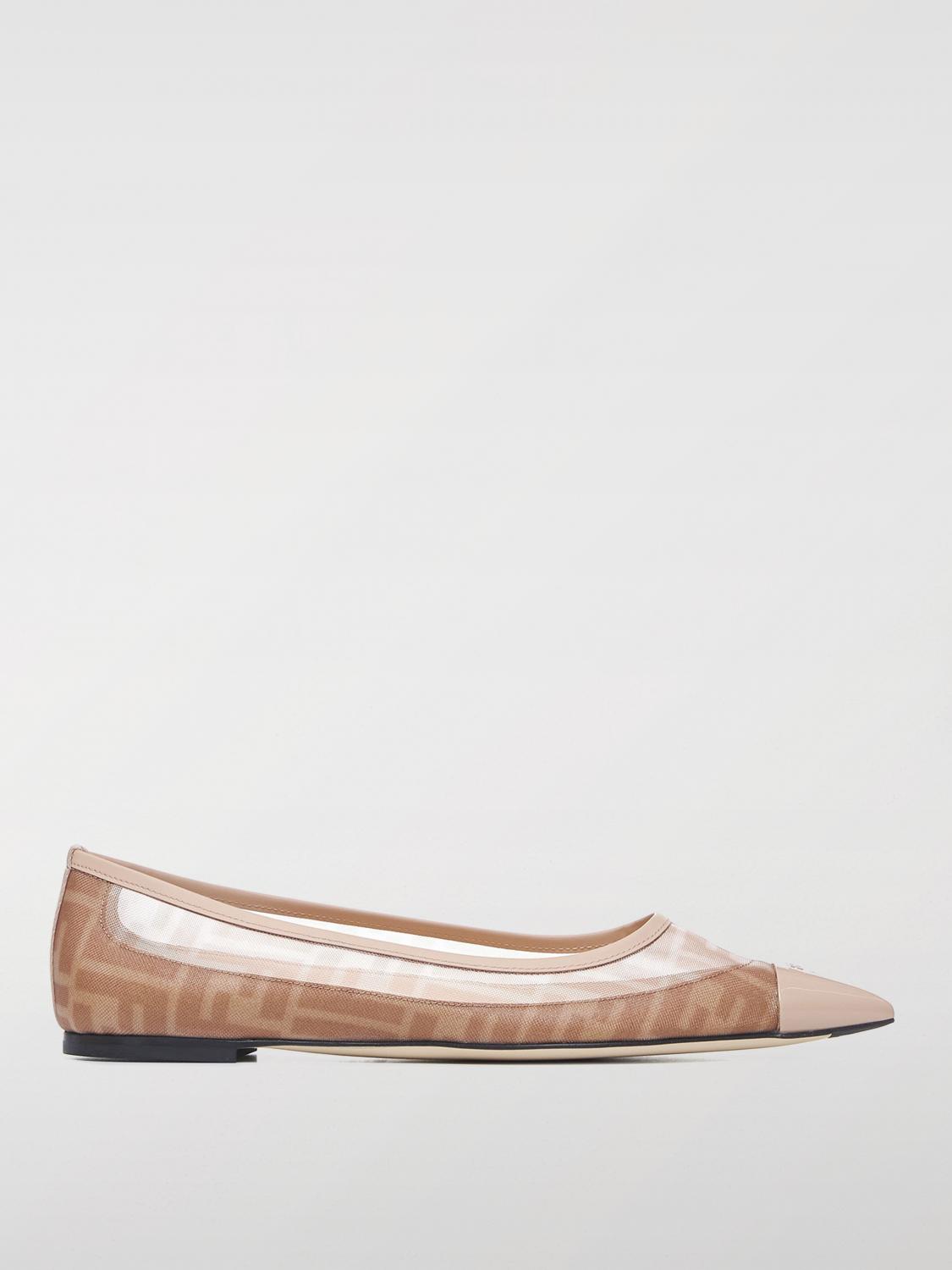 FENDI BALLERINES: Chaussures femme Fendi, Rose - Img 1