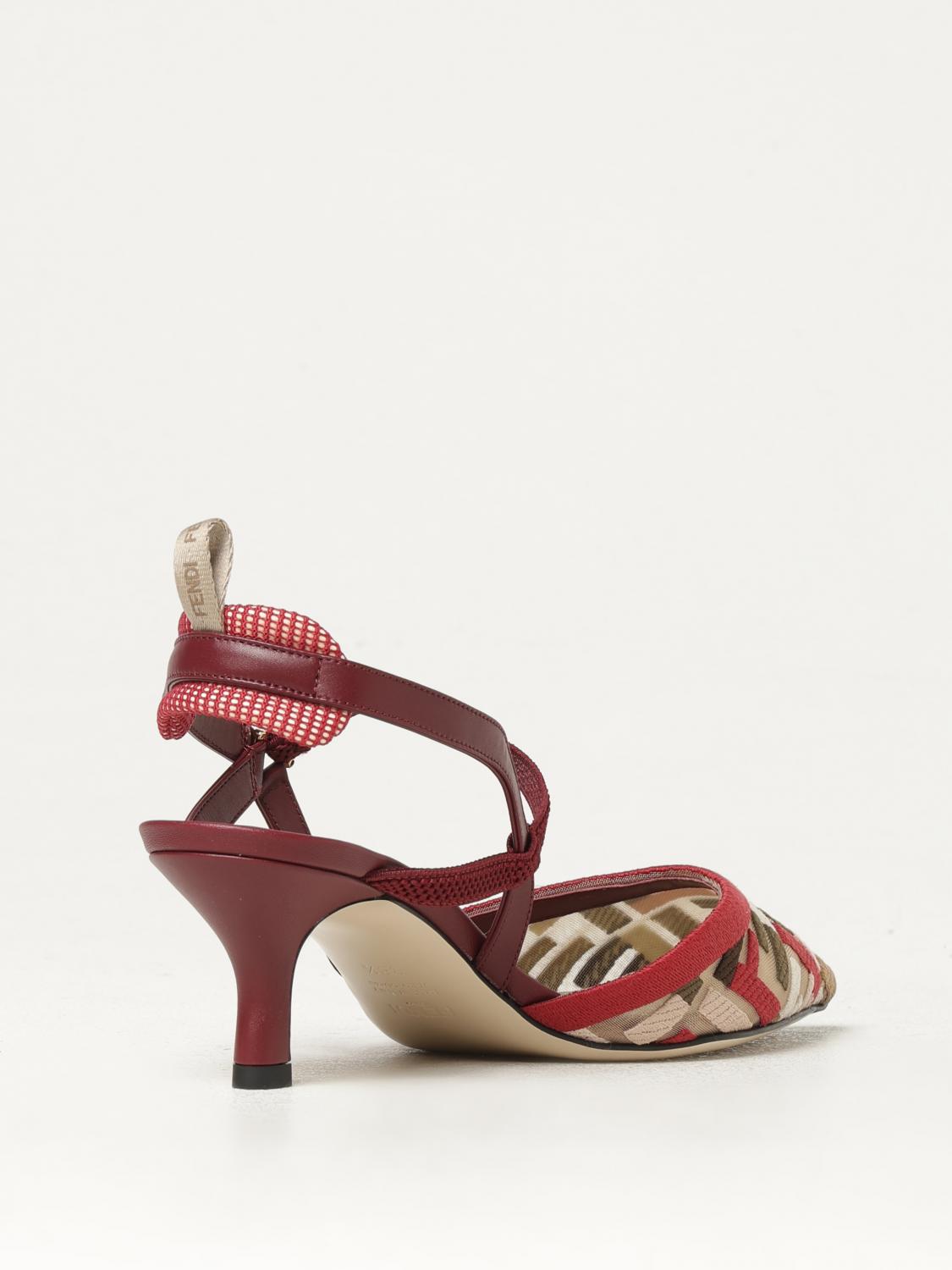 FENDI PUMPS: Shoes woman Fendi, Red - Img 3