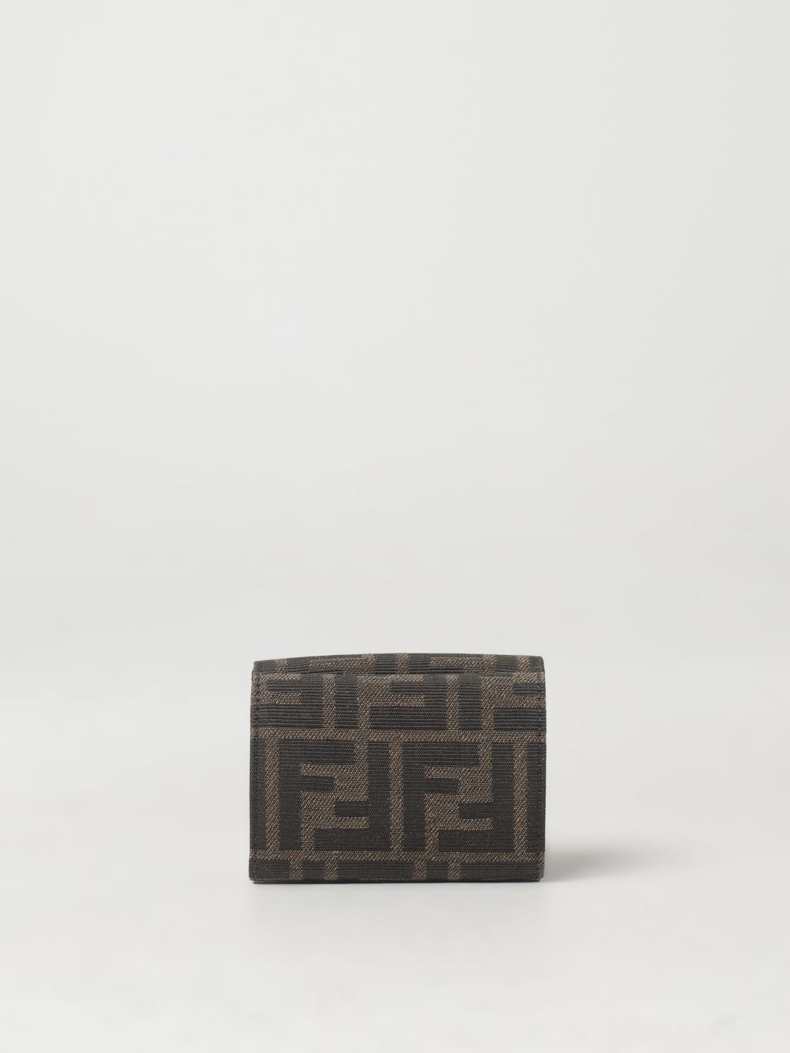 FENDI WALLET: Wallet woman Fendi, Tobacco - Img 3