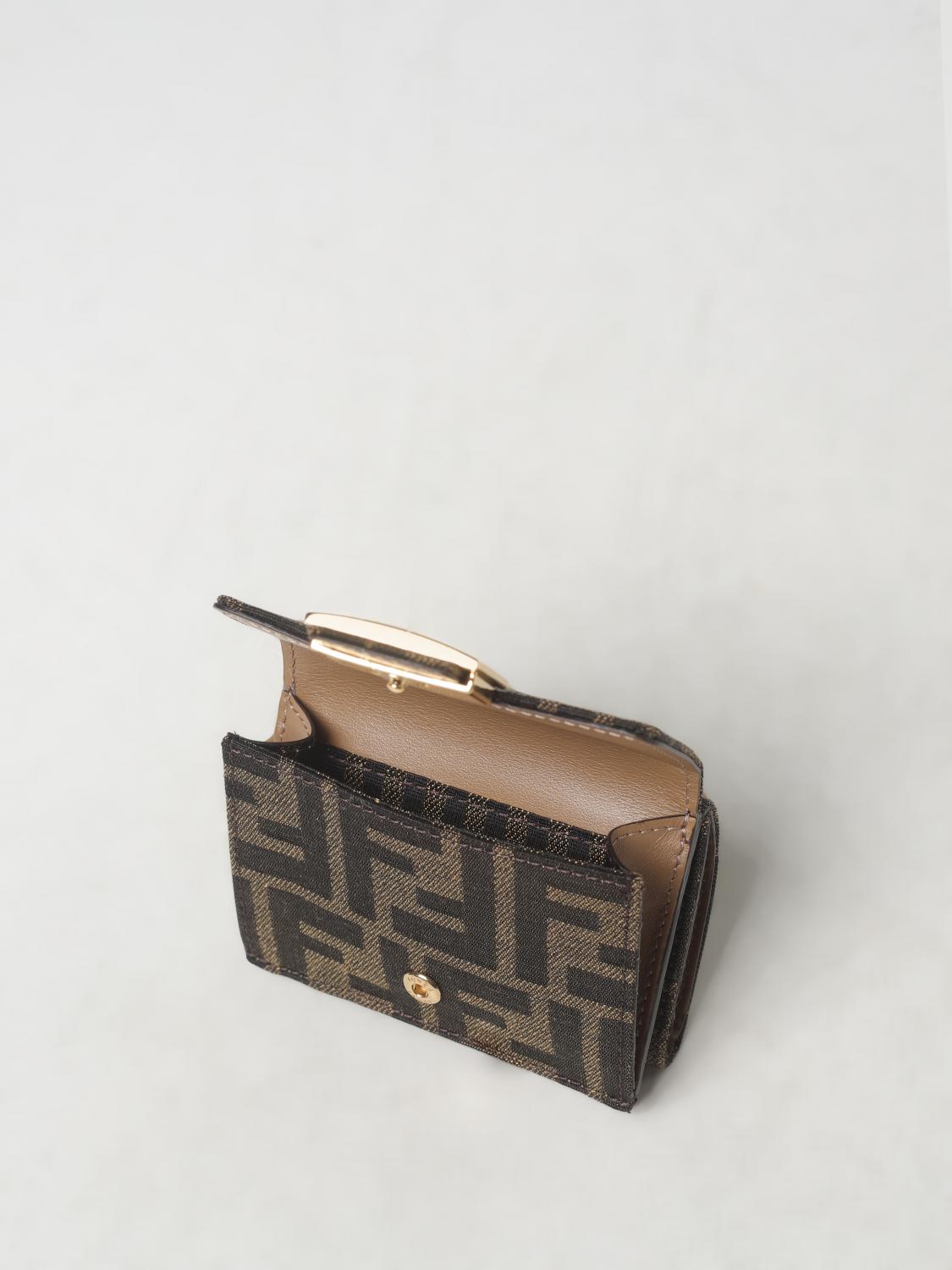 FENDI WALLET: Wallet woman Fendi, Tobacco - Img 4