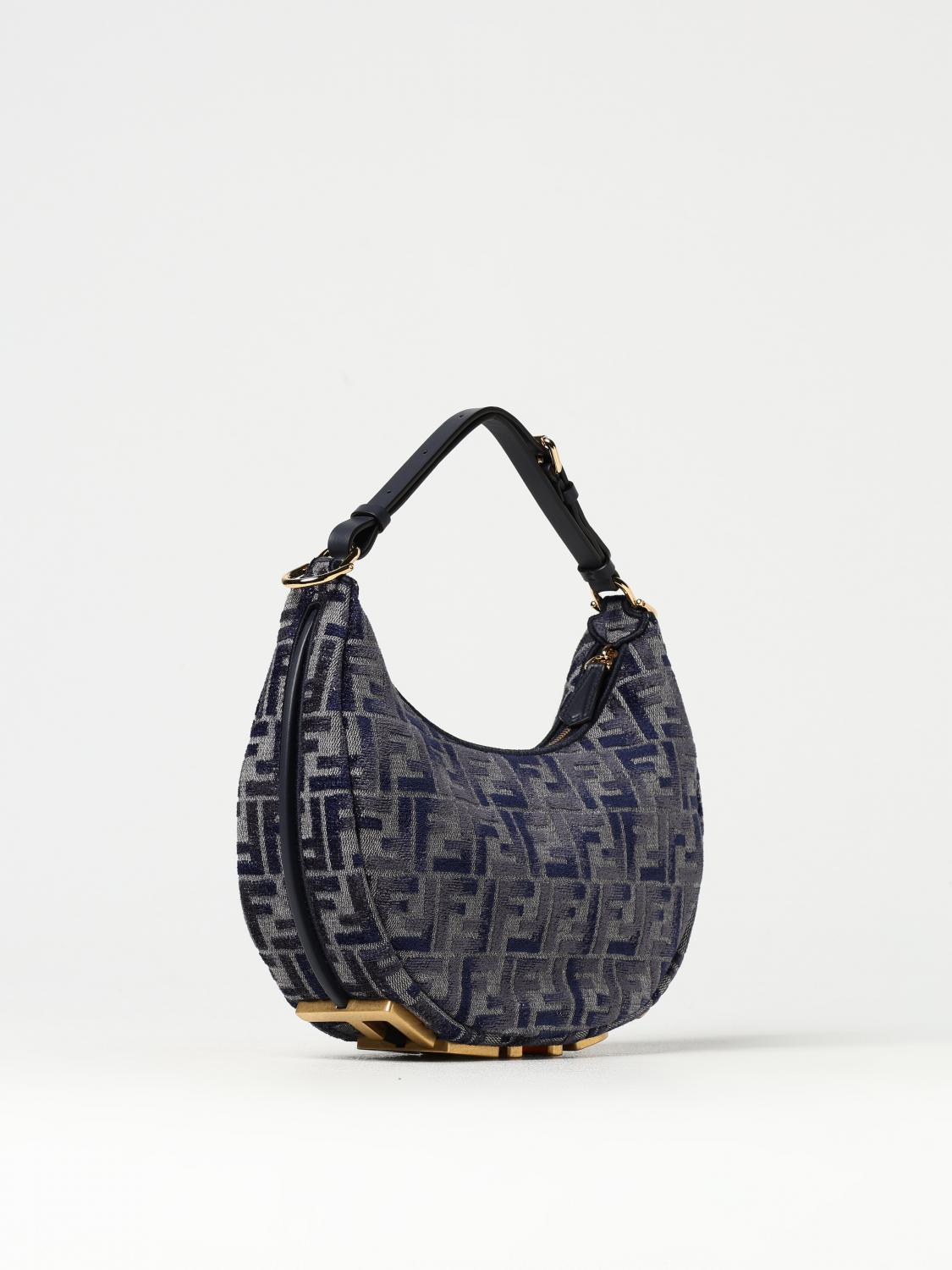 FENDI SHOULDER BAG: Shoulder bag woman Fendi, Denim - Img 3