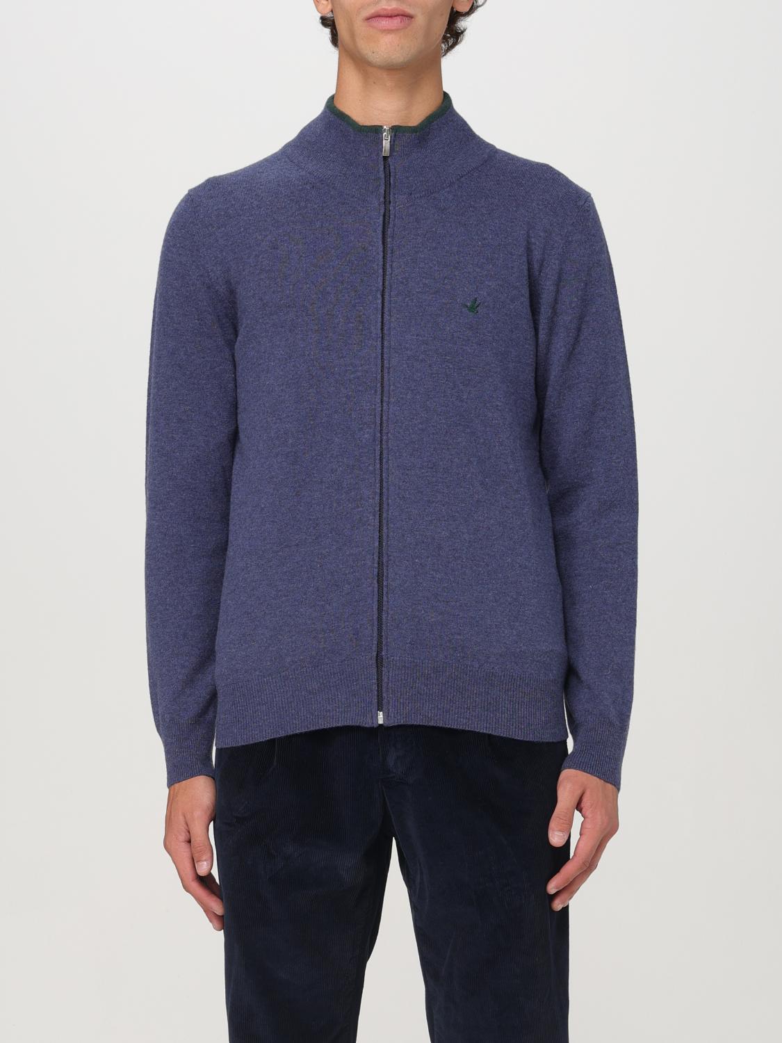 BROOKSFIELD CARDIGAN: Sweater men Brooksfield, Denim - Img 1