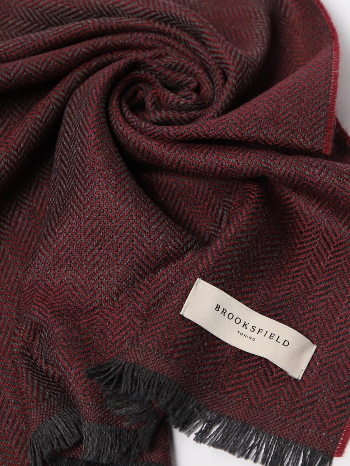 BROOKSFIELD SCARF: Scarf men Brooksfield, Burgundy - Img 3