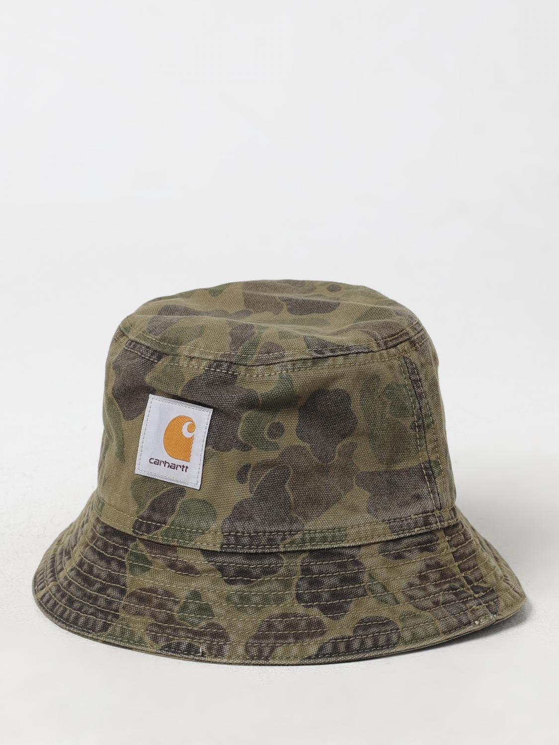 Giglio Cappello Carhartt Wip in cotone organico con stampa camouflage