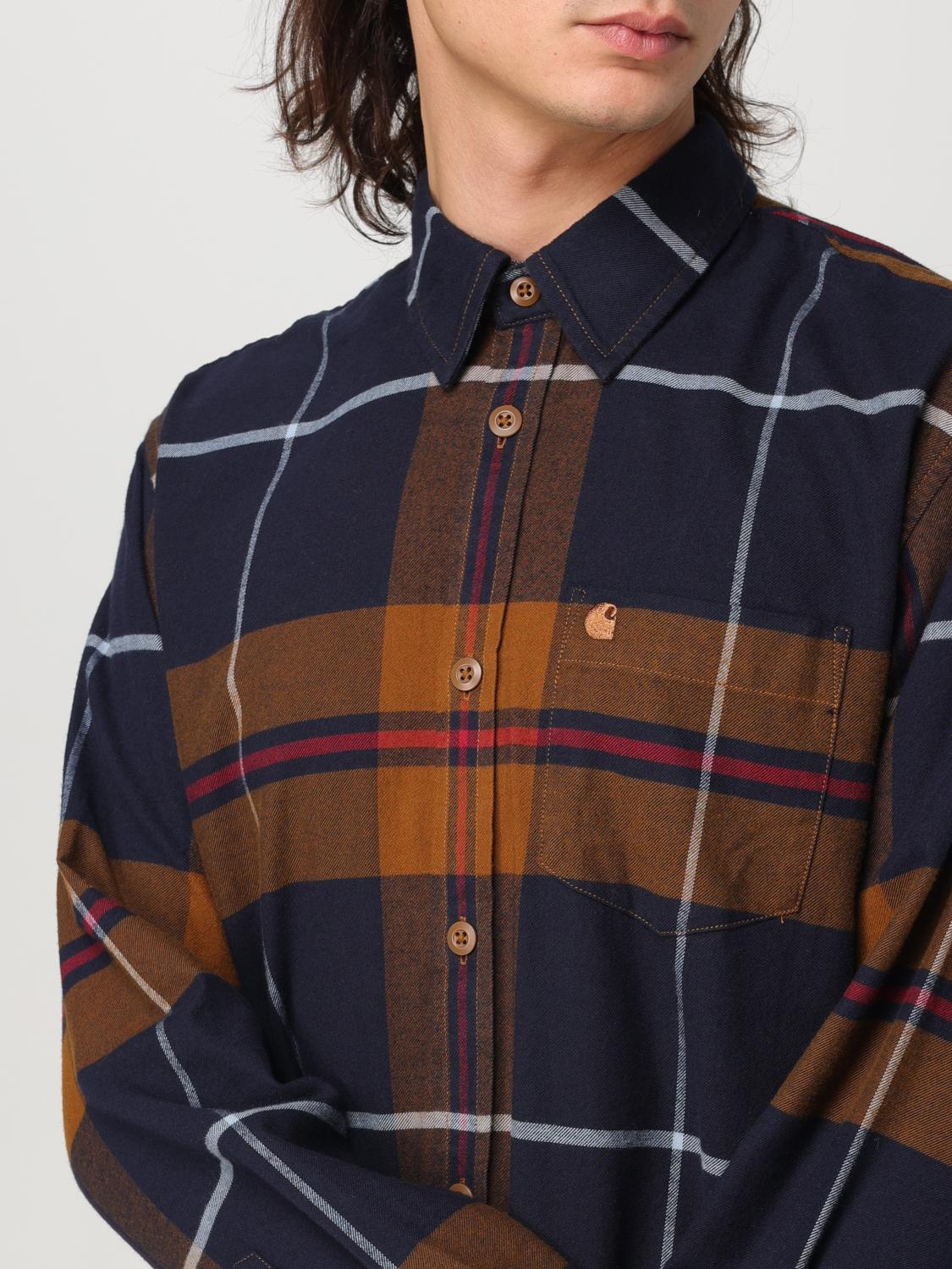 CARHARTT WIP SHIRT: Shirt men Carhartt Wip, Blue - Img 4