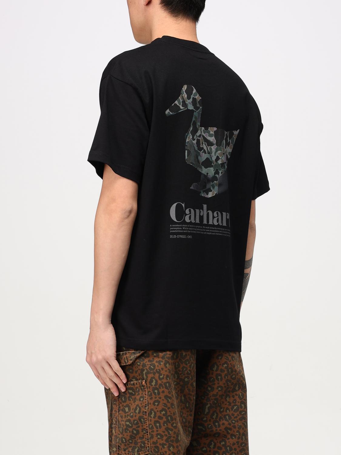 CARHARTT WIP T-SHIRT: T-shirt men Carhartt Wip, Black - Img 2