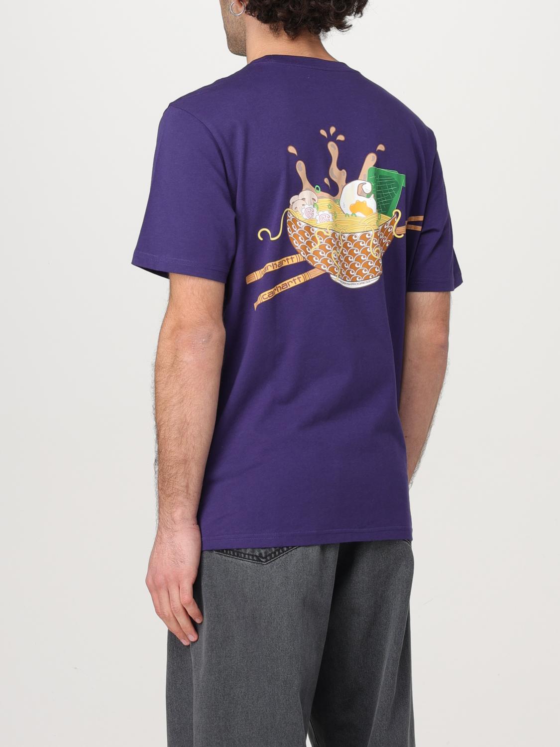 CARHARTT WIP T-SHIRT: T-shirt men Carhartt Wip, Violet - Img 2