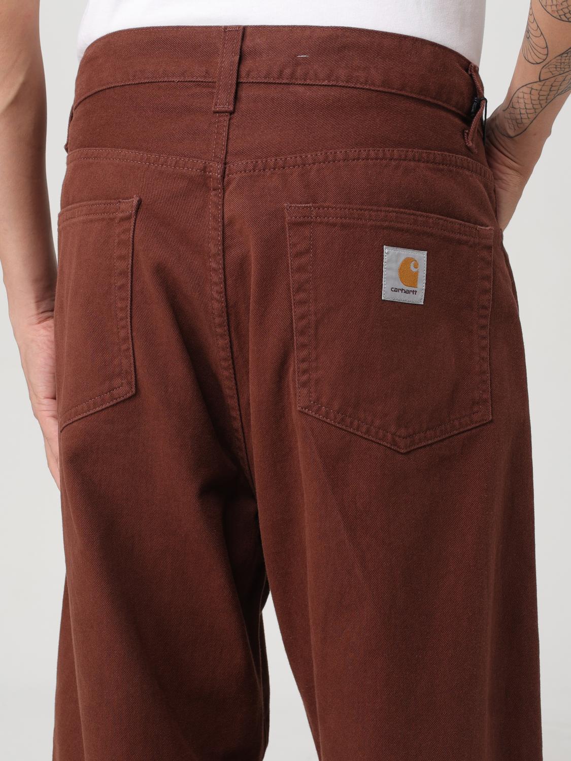 CARHARTT WIP パンツ: パンツ メンズ Carhartt Wip, ブラウン - Img 4