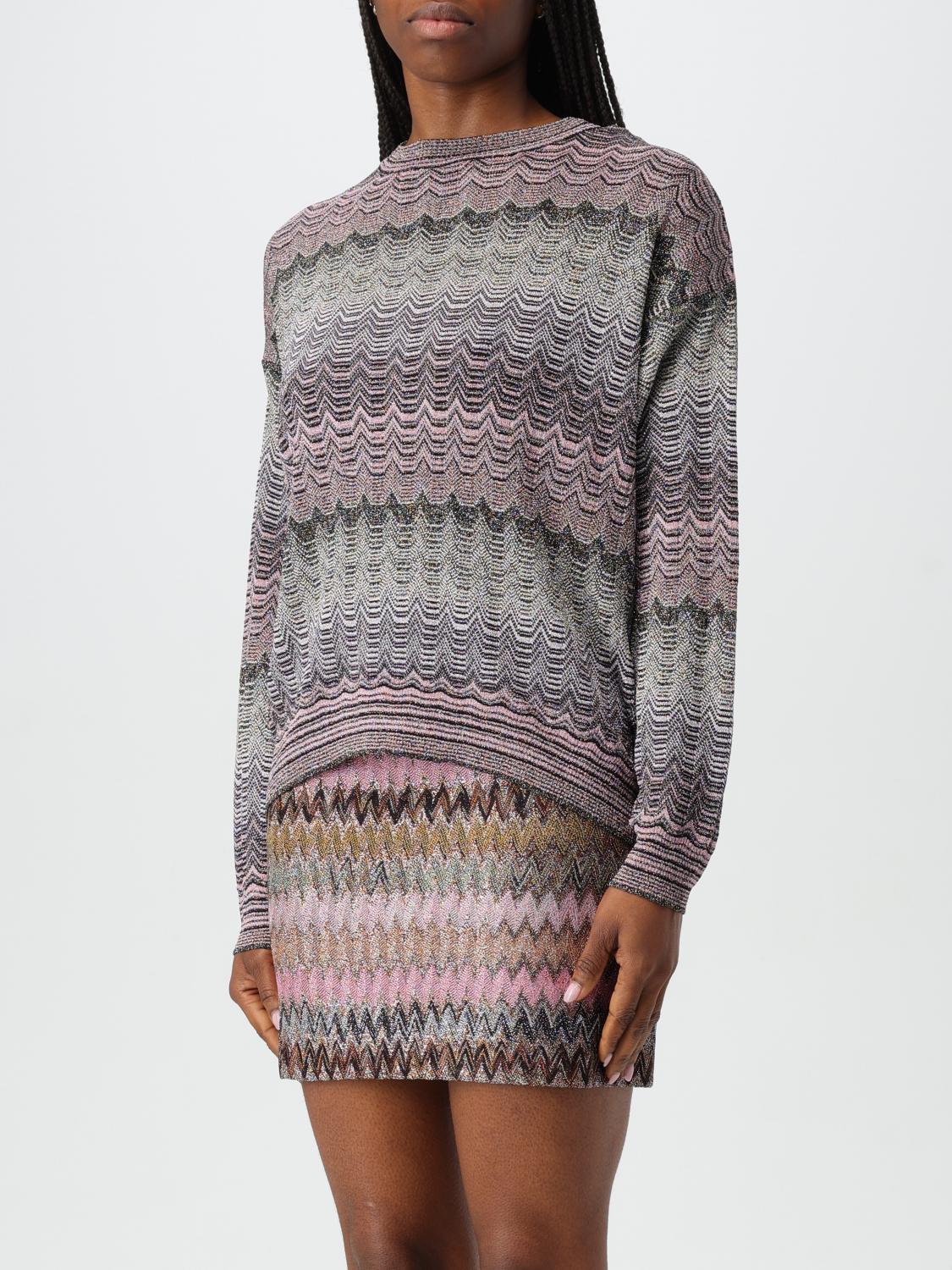 MISSONI SWEATER: Sweater woman Missoni, Violet - Img 4